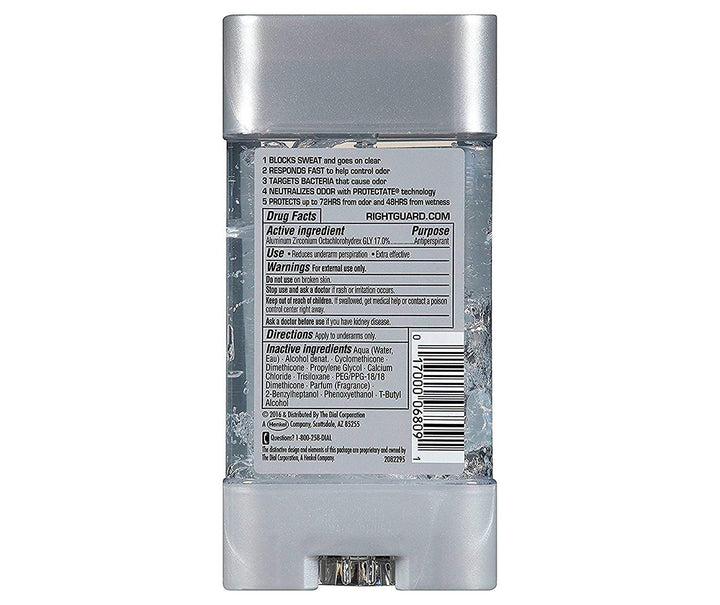 Right Guard Total Defense 5 Power Gel, Antiperspirant and Deodorant, Artic Refresh 4 Ounce (Pack of 3)