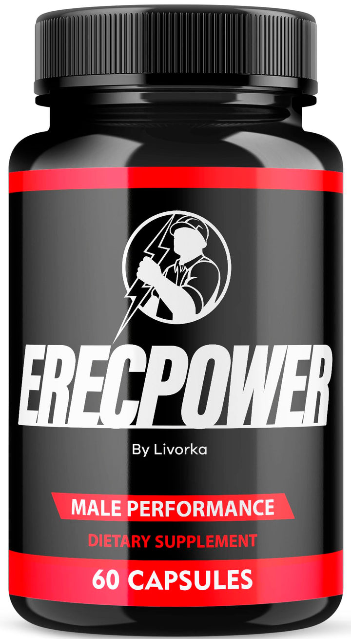 Erecpower for Men Capsules, Erecpower Pills, Erecpower Male Performance, Erecpower Capsules, Erecpower Capsules Multivitamin Men Health, Erecpower Advanced Formula, 60 Capsules for 1 Month