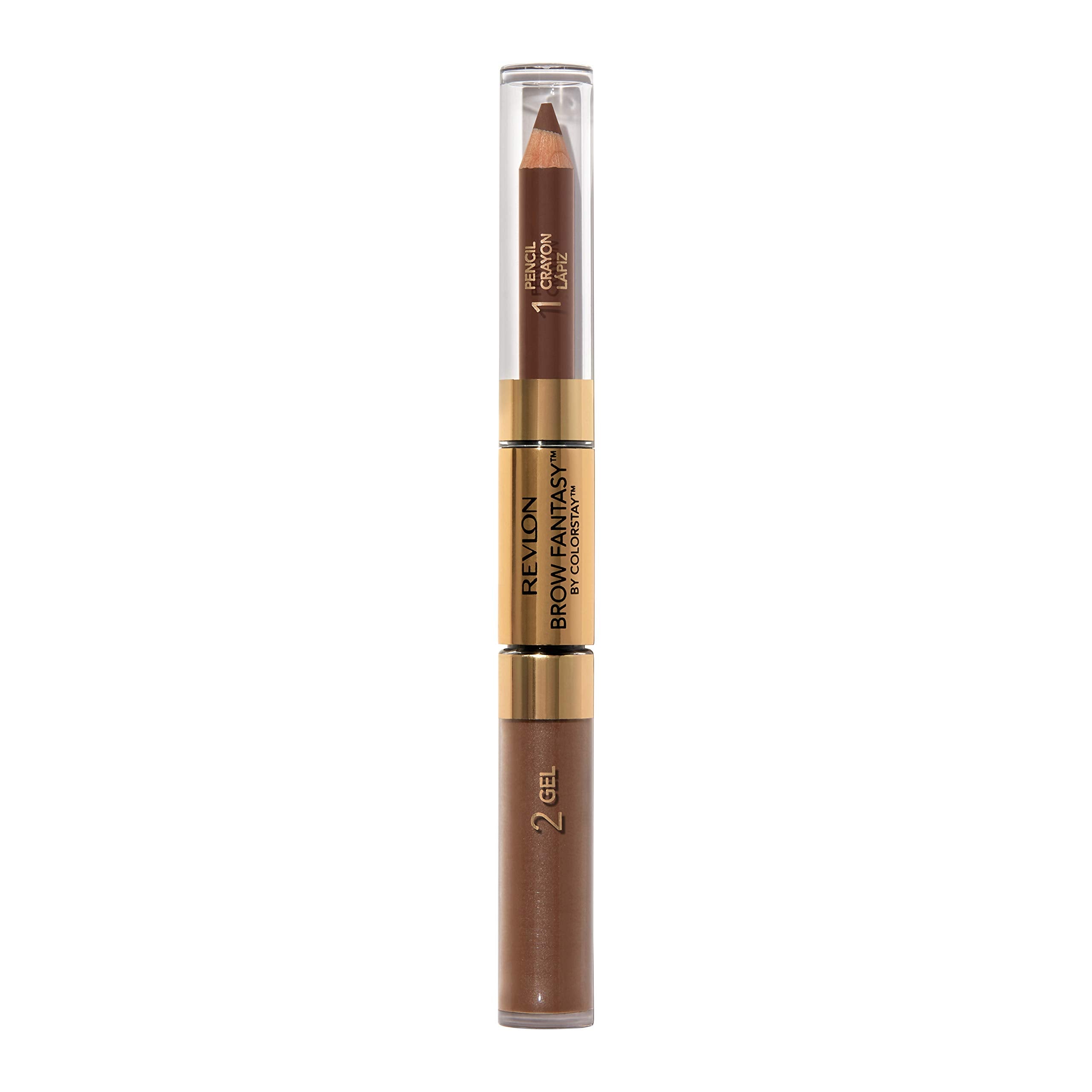 Revlon Brow Fantasy Pencil & Gel, Brunette [105] 0.11 oz