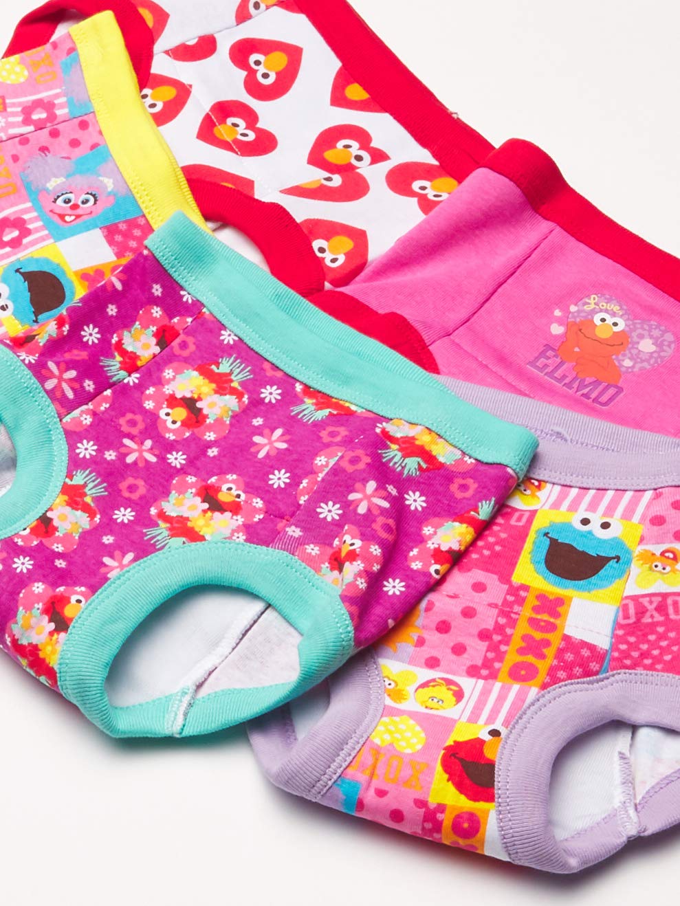 Sesame Street Unisex Baby With Elmo, Cookie Monster And Big Bird Includes Stickers Success Chart Sizes 18m, 2t, 3t, 4t Potty Training Pants Multipack, 10-pack Training Pant_b, 2T US