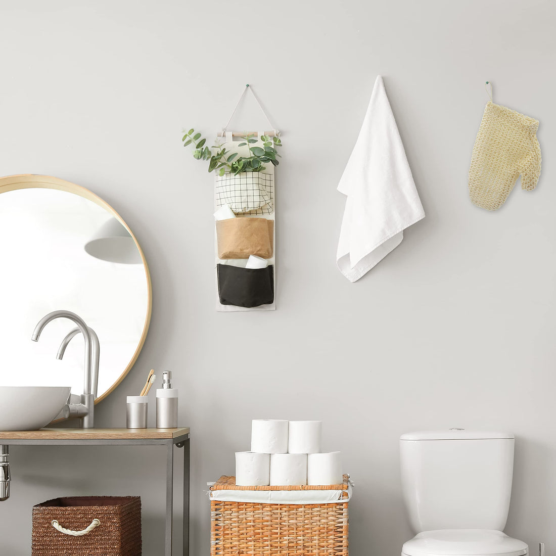 Classic Natural Sisal Bath Spa Shower Scrubber Sponge Fiber Glove Mitt Soften Smooth Renew Skin Anti-aging Eco-Friendly Pack of 2