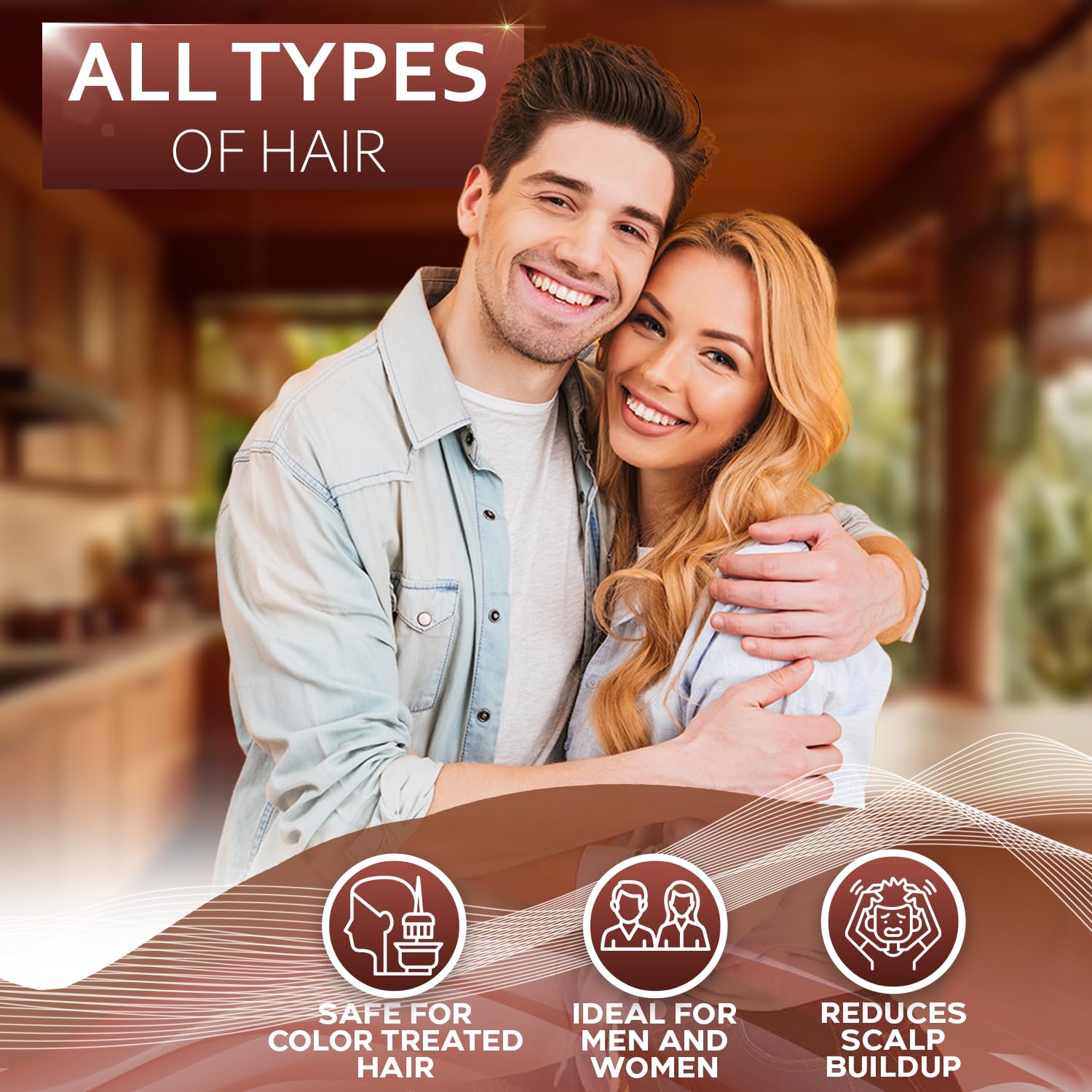 Salicylic Acid Shampoo and Conditioner Set - Scalp Exfoliator Formula for Flakes - Anti Dandruff and Itch Relief for Women and Men - Sulfate and Paraben Free - For Dry, Flaky, Itchy and Oily Hair