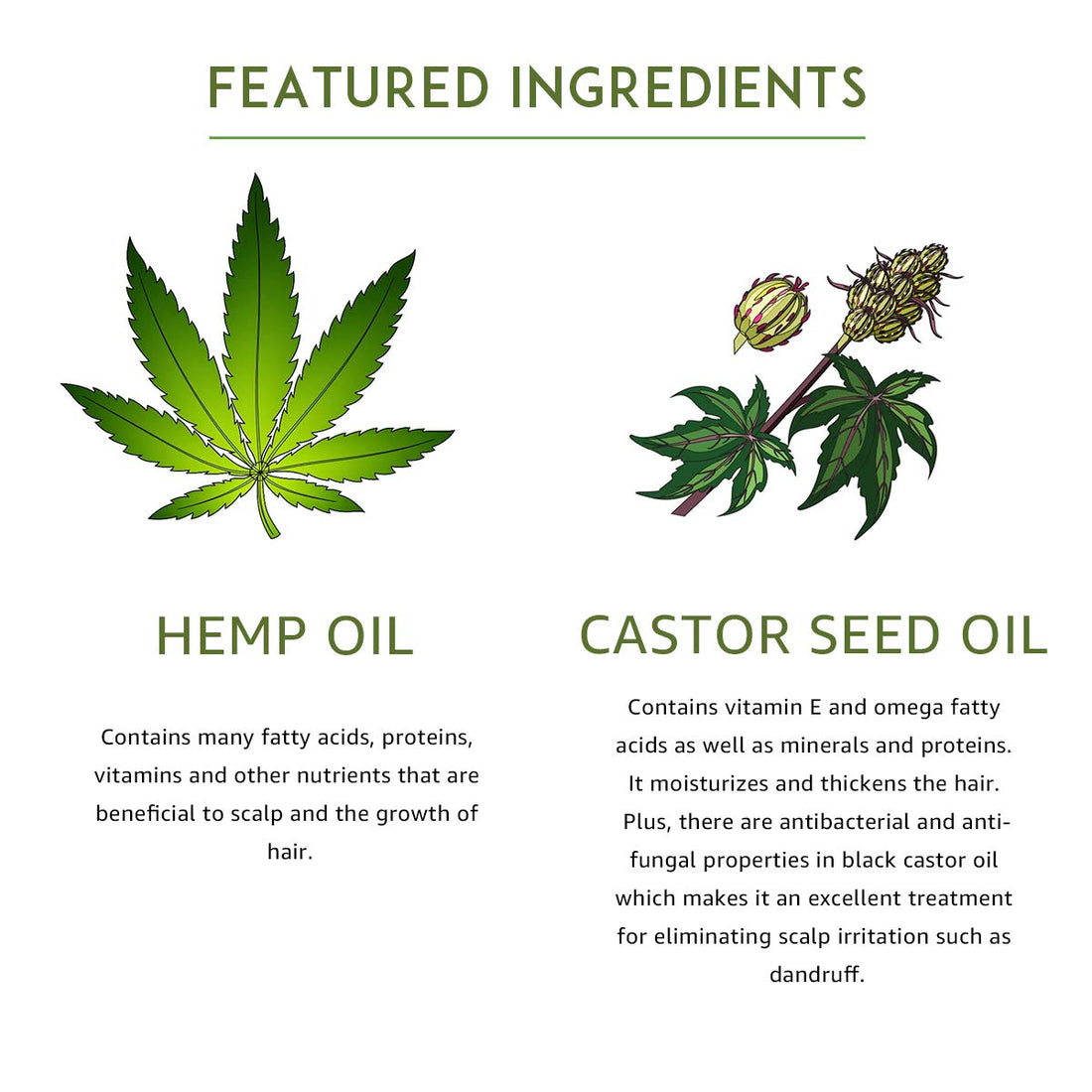 Luseta Castor & Hemp Oil Conditioner for Hair Growth, Hair Loss/Repair, Thickens & Enriches Thinning 33.8oz