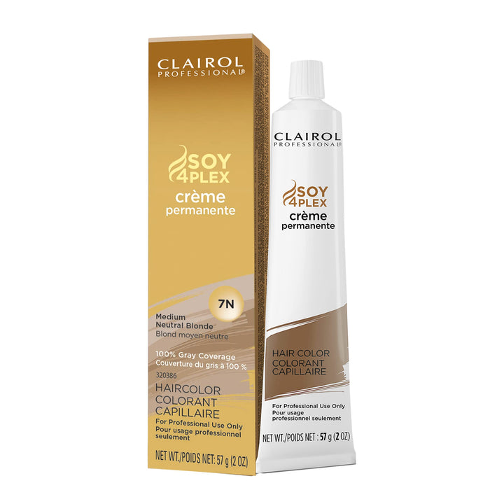 Clairol Permanent Crme, 7n Med Neutral Blonde, 2 oz.