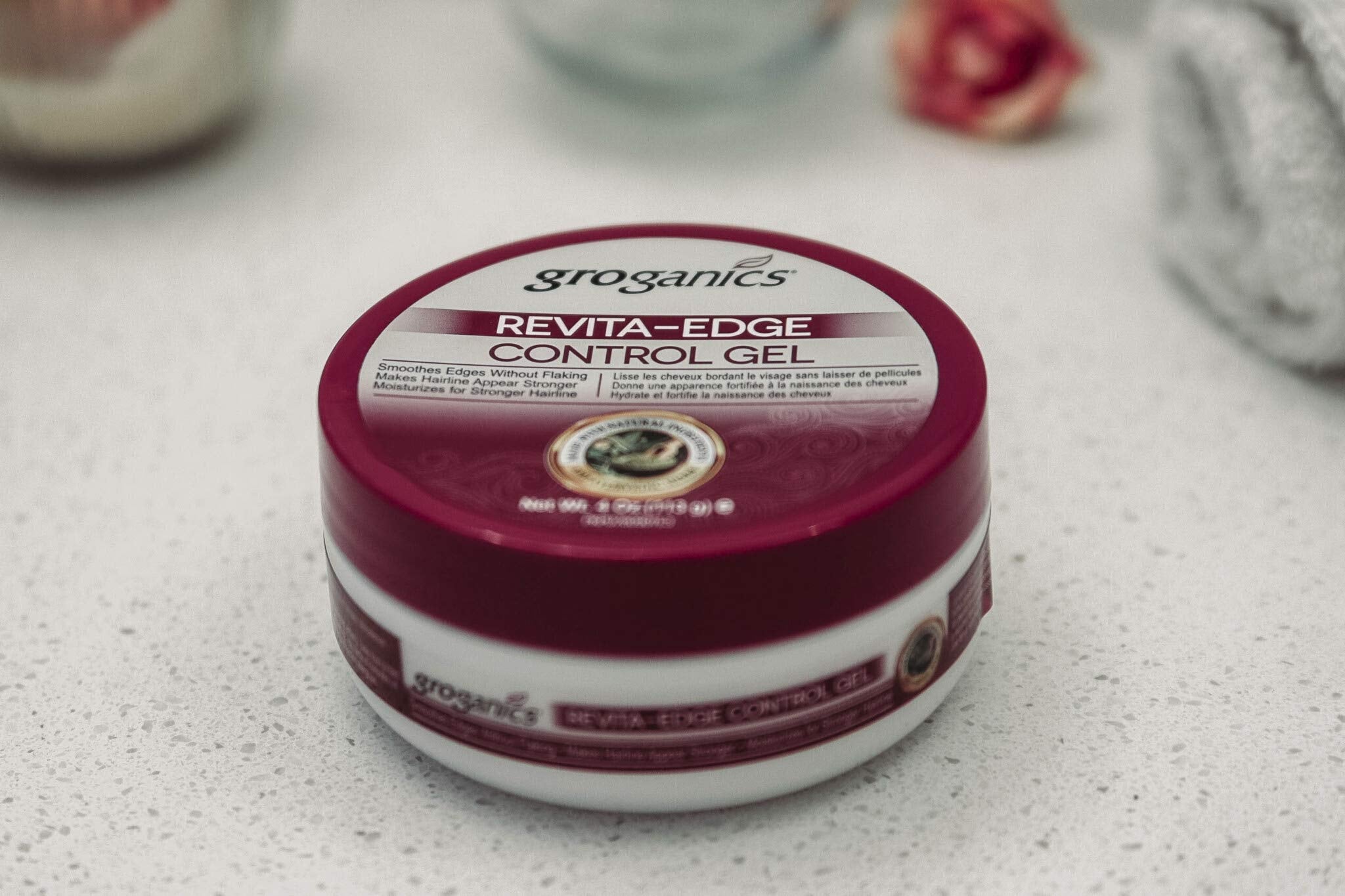 Groganics Revita Edge Hair Gel Strengthens and Smoothes Edges