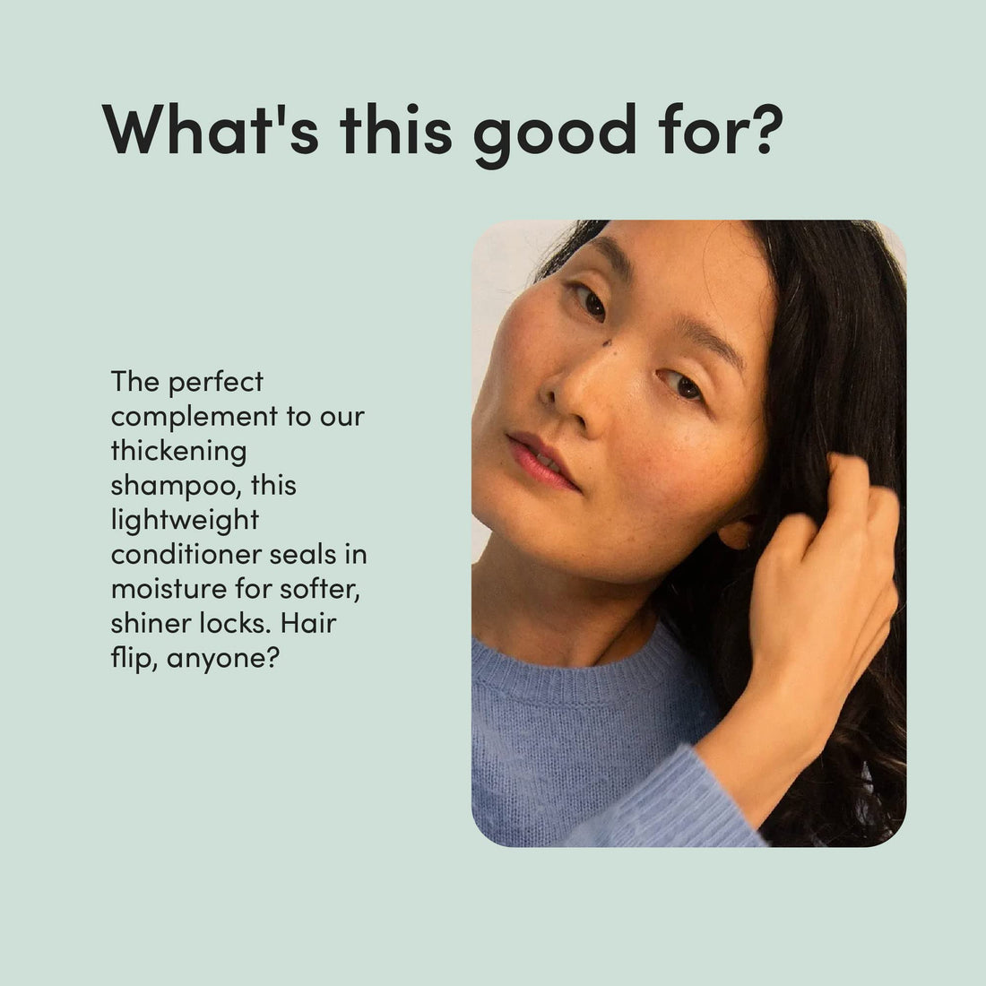 hers Triple Threat Conditioner for Women, 2 Pack - Thickening, Moisturizing, Reduces Shedding - Color Safe Hair Loss Conditioner - Napa Rose - 2 x 6.4 fl oz