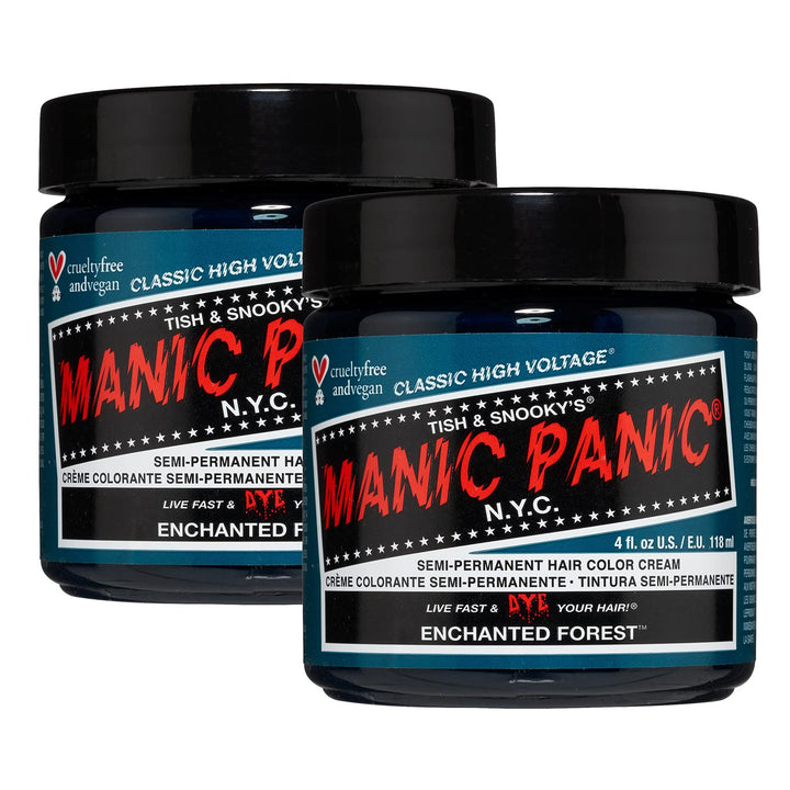 Manic Panic Semi-Permament Haircolor Enchanted Forest 4oz (2 Pack)