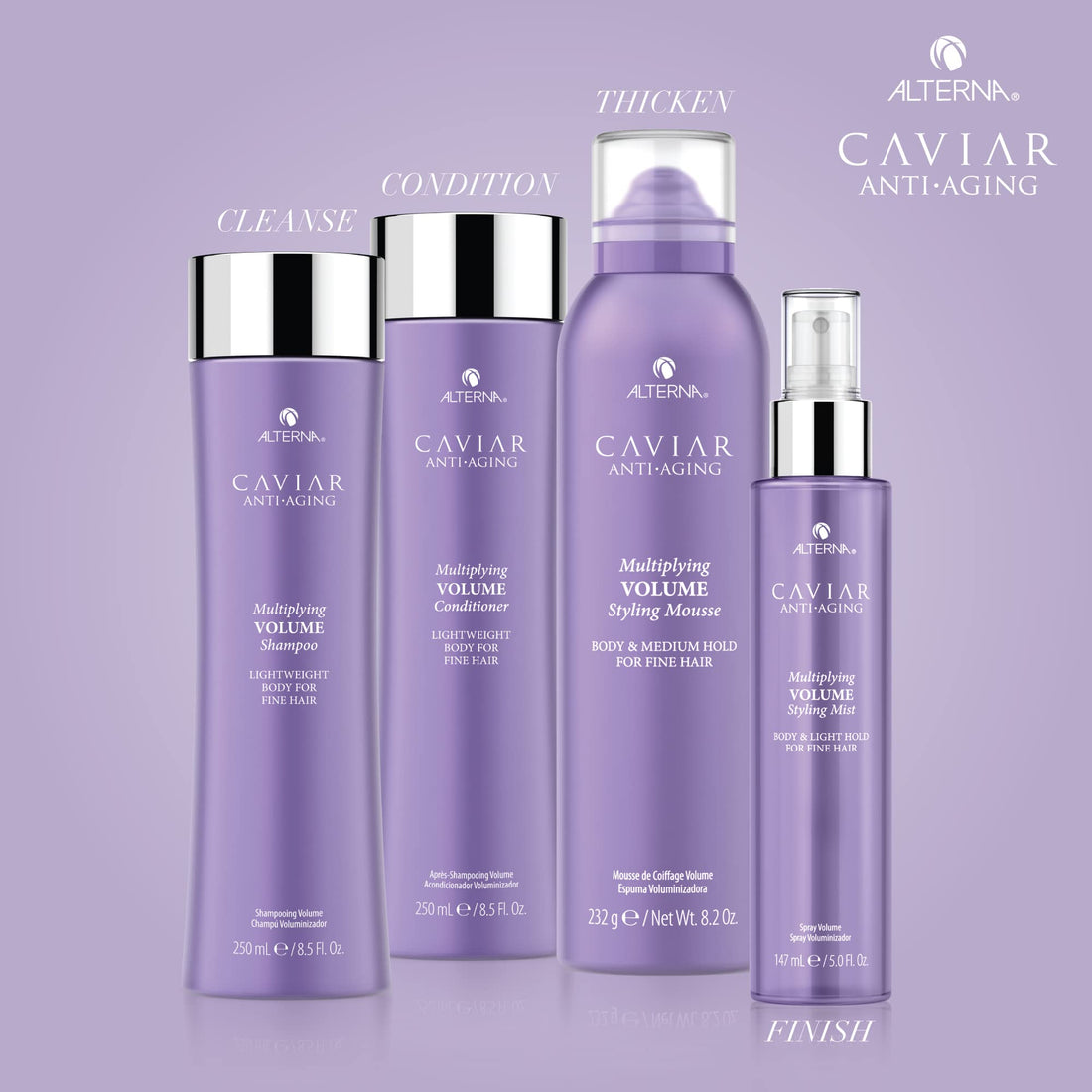 Alterna Caviar Anti-Aging Multiplying Volume Shampoo Mini, 1.35 Fl Oz