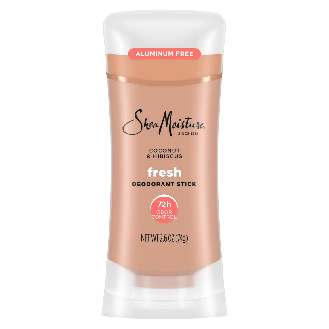 Shea Moisture Deodorant Stick 72h Odor Control Coconut & Hibiscus Fresh Aluminum Free 2.6 oz