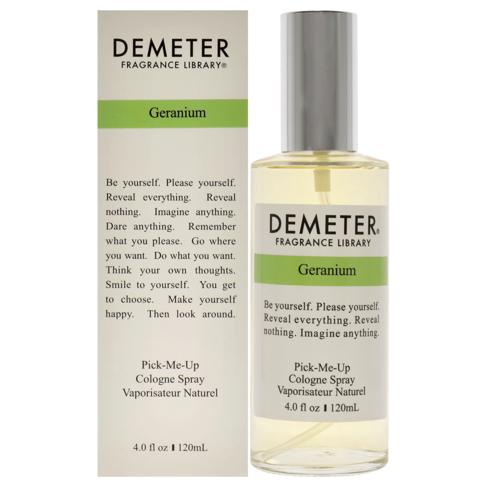 Demeter Geranium Cologne Spray for Women, 4 Ounce