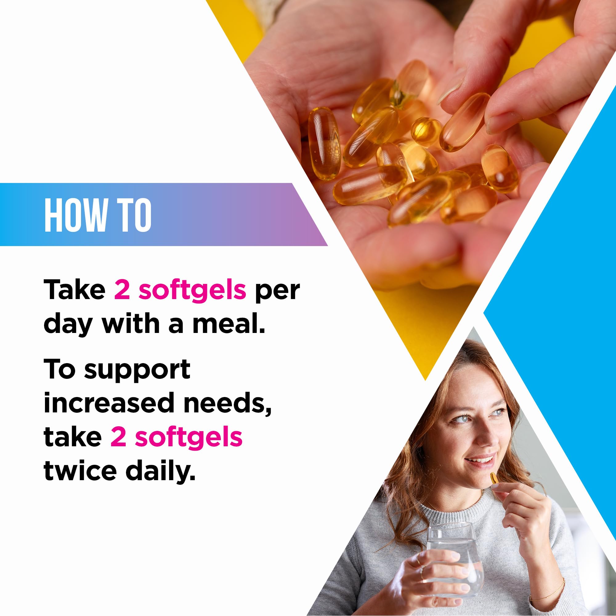 Livingood Daily Omega 3 6 9 Plus Turmeric Curcumin - Omega 3 Supplement (EPA & DHA) - Supports Heart Health - 60 Softgels