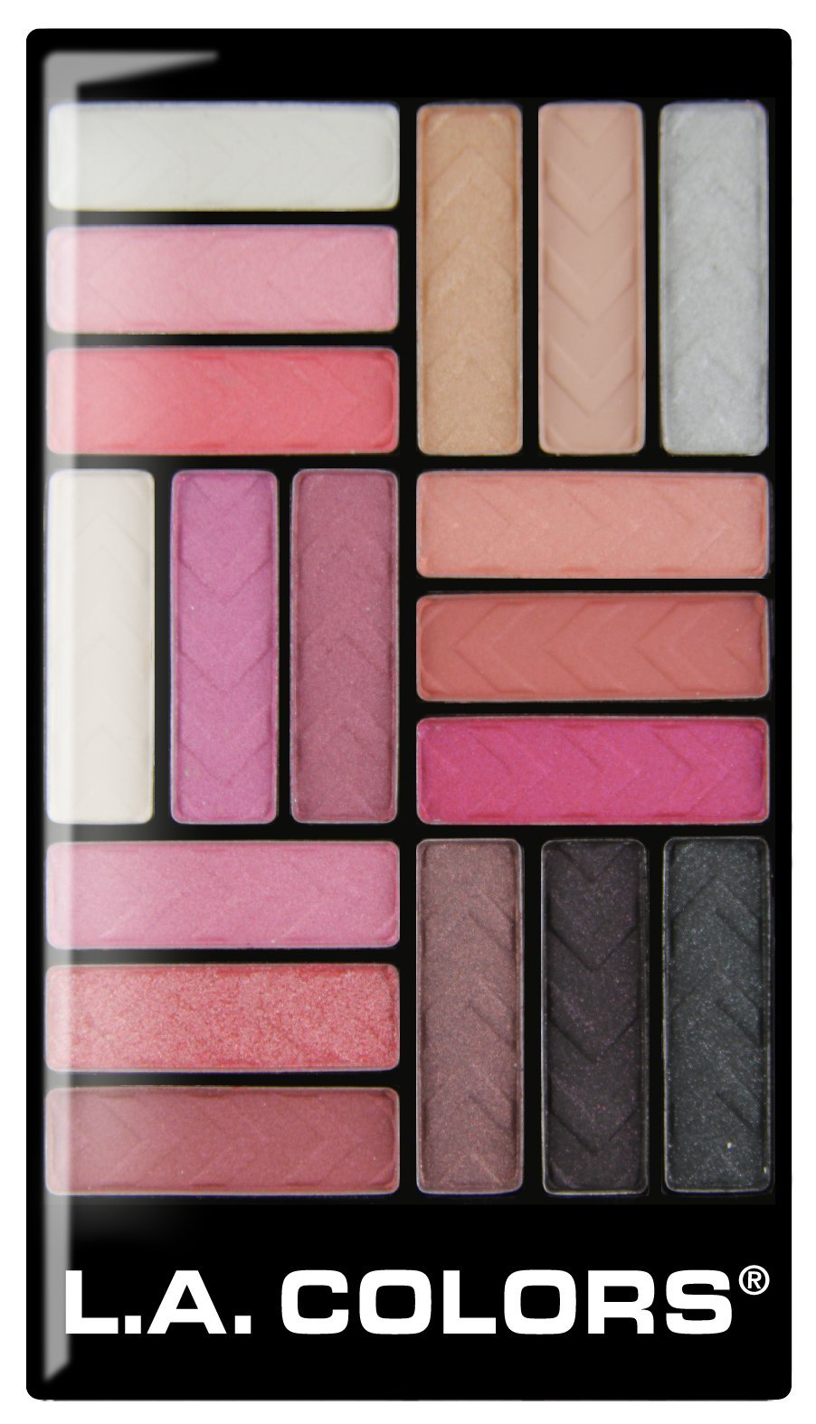 L.A. Colors 18 Color Eyeshadow Palette, Diva Glam, 0.70 Ounce by L.A. Colors