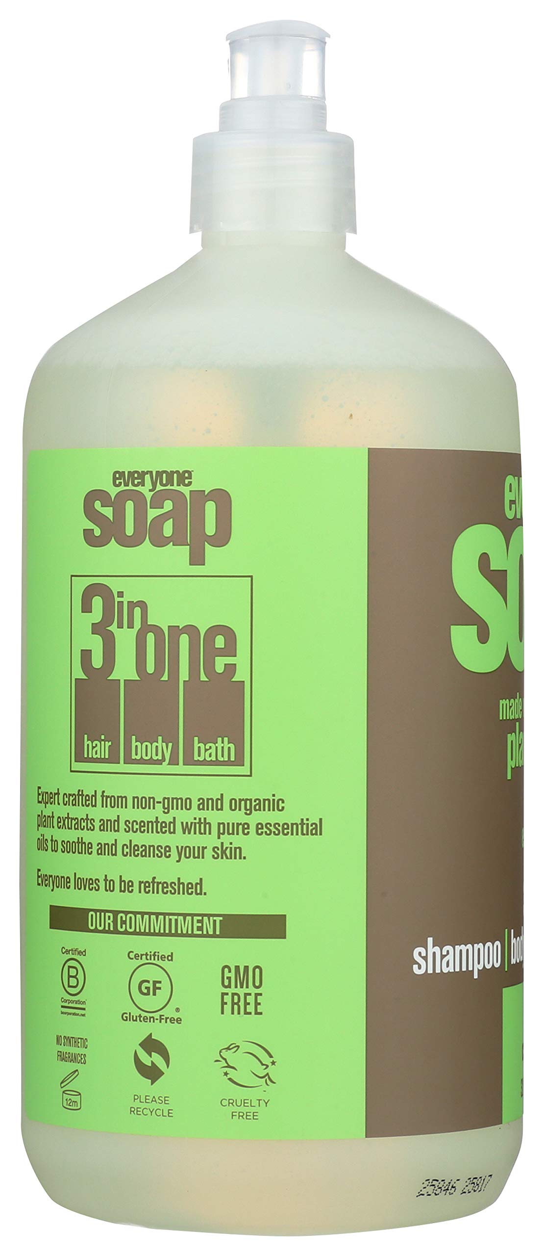 EO Products Natural Everyone Hand Soap Liquid, Mint and Coconut, 32 Ounce