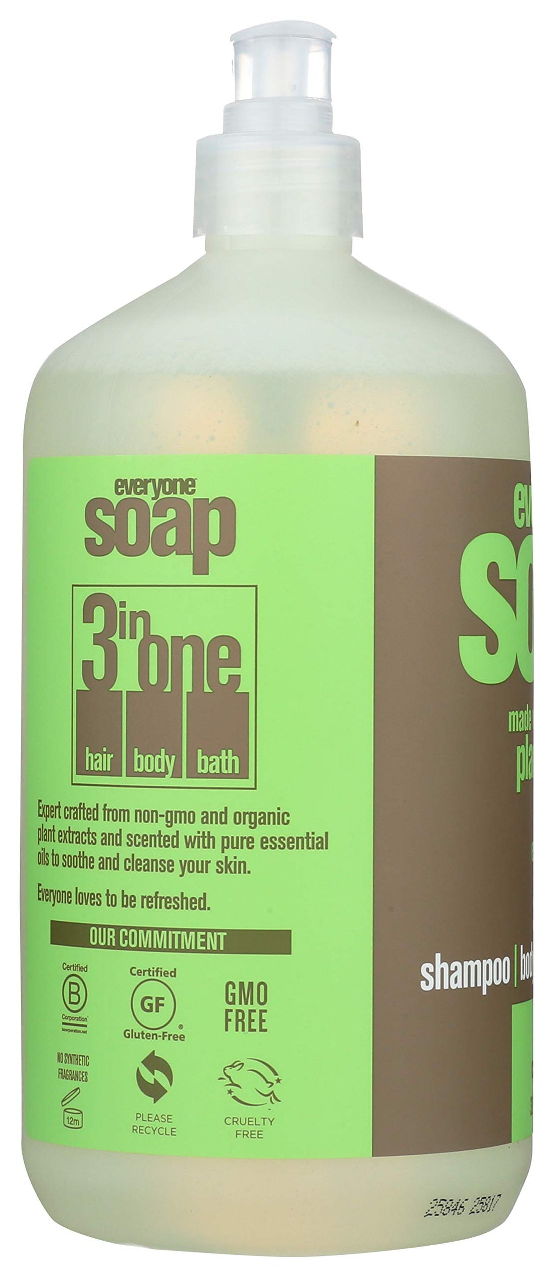 EO Products Natural Everyone Hand Soap Liquid, Mint and Coconut, 32 Ounce