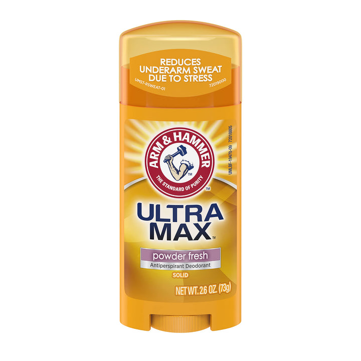 ARM & HAMMER ULTRAMAX Anti-Perspirant Deodorant Solid Powder Fresh 2.60 oz (Pack of 12)