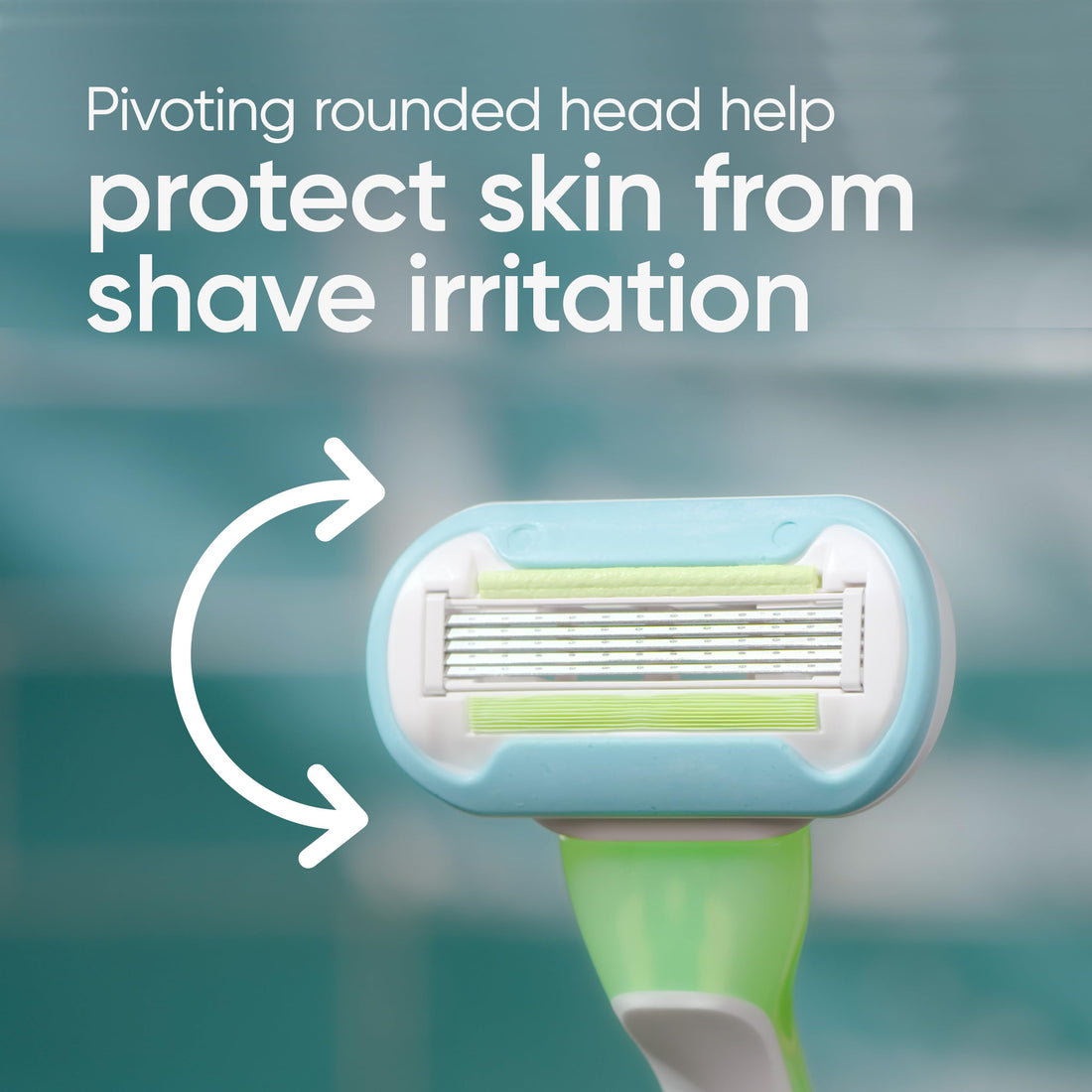 Gillette Venus Extra Smooth, Green Disposable Women's Razors - 2 Count