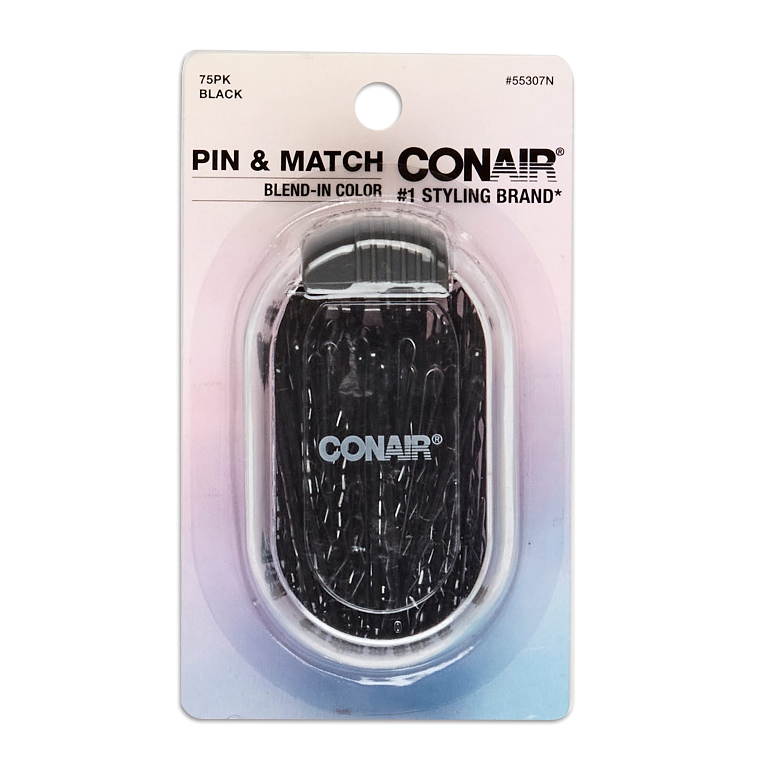 Conair Color Match Bobby Pins, Black by Conair