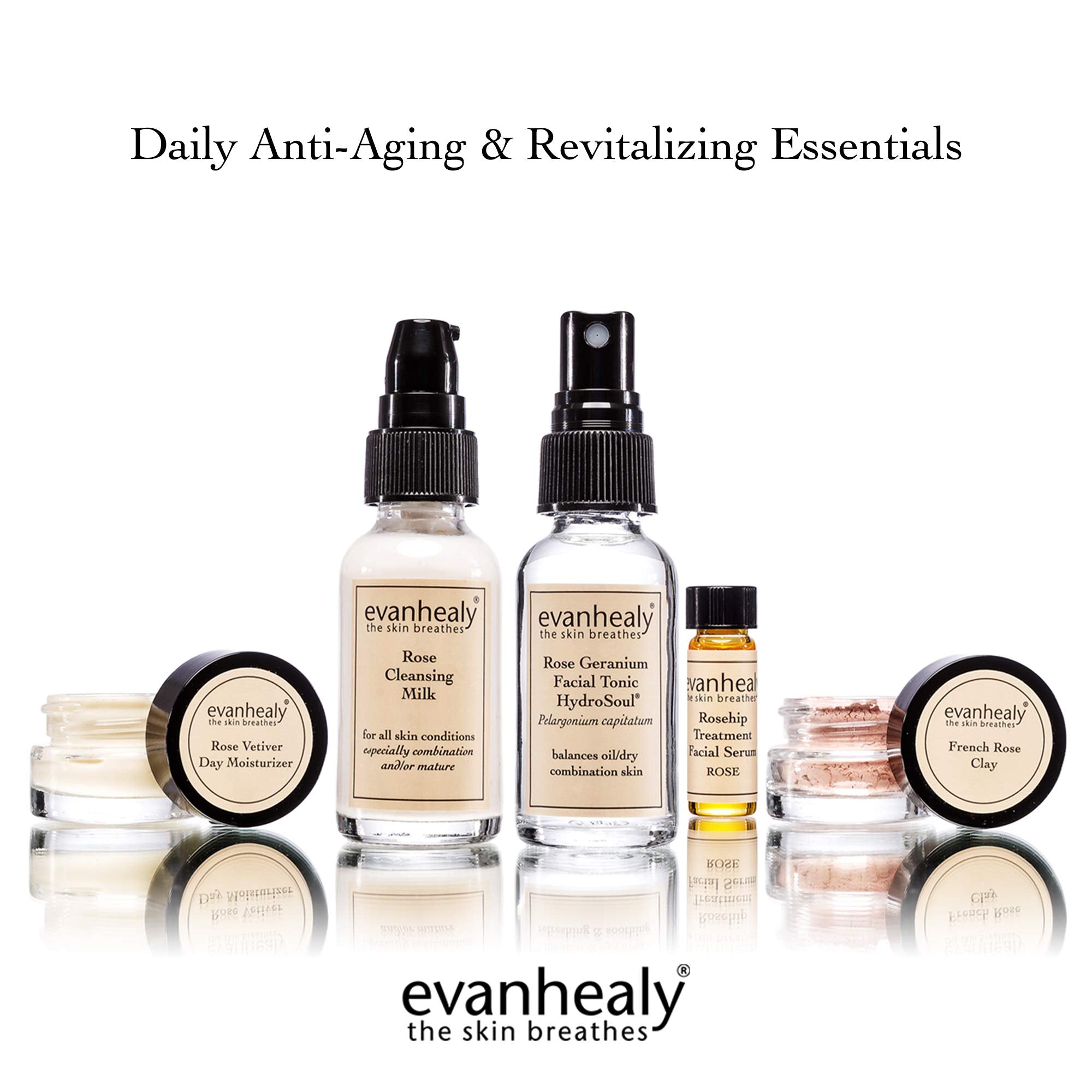 Evan Healy Rose Face Care Kit