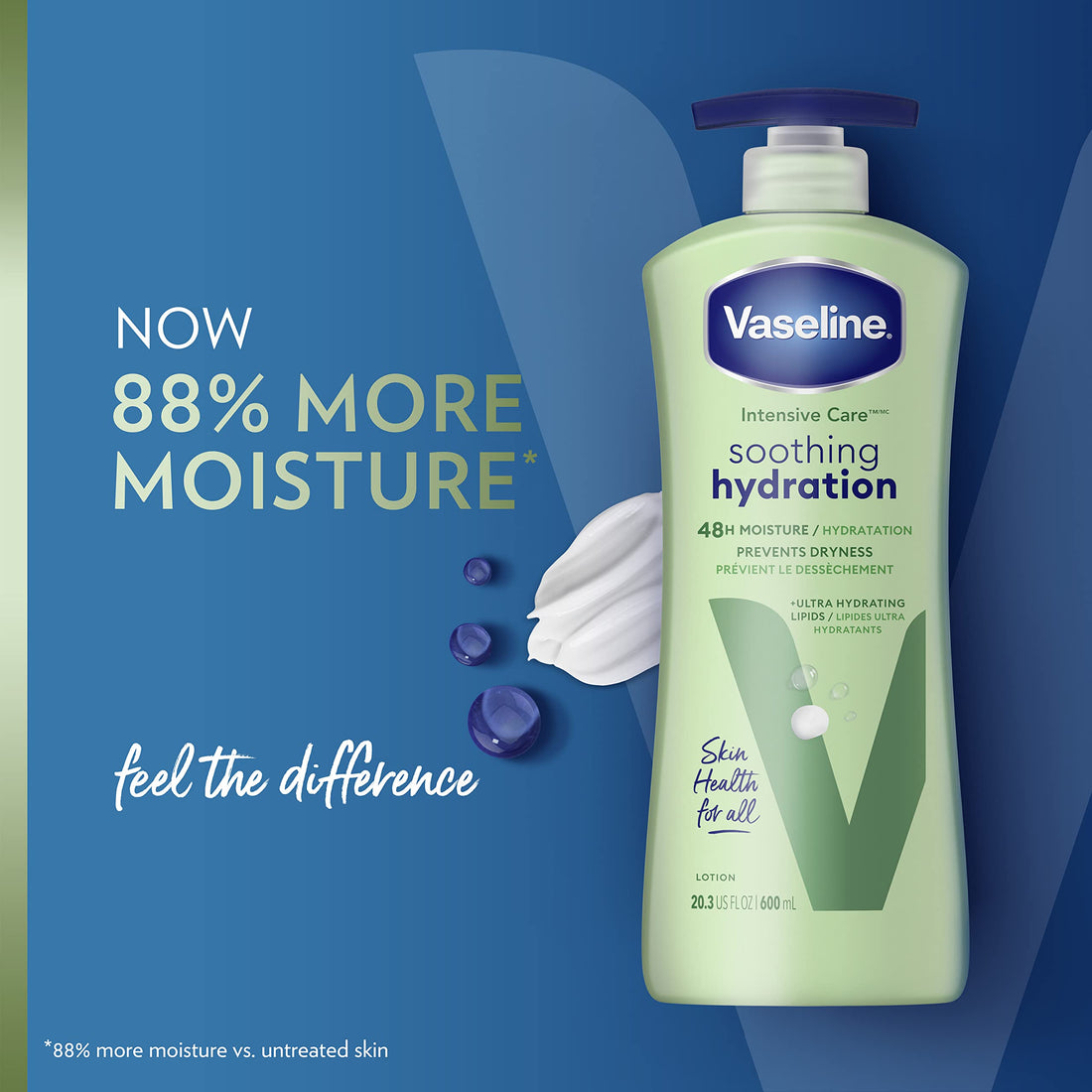 Vaseline 20.3 Oz, 3 Count , Aloe Soothe : Intensive Care Lotion, Aloe Soothe 20.3 Oz, 3 Count