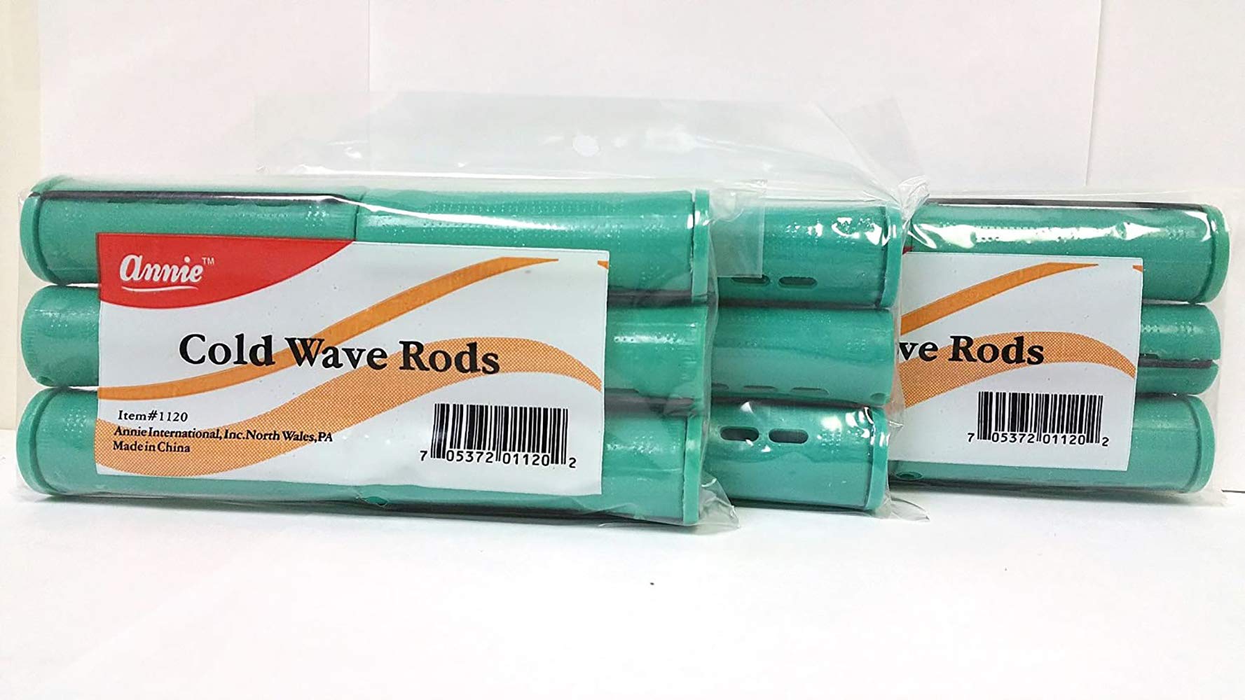 3 Packs Of Annie Cold Wave Rods (Xtra Jumbo) #1120 6 Pcs/Pack