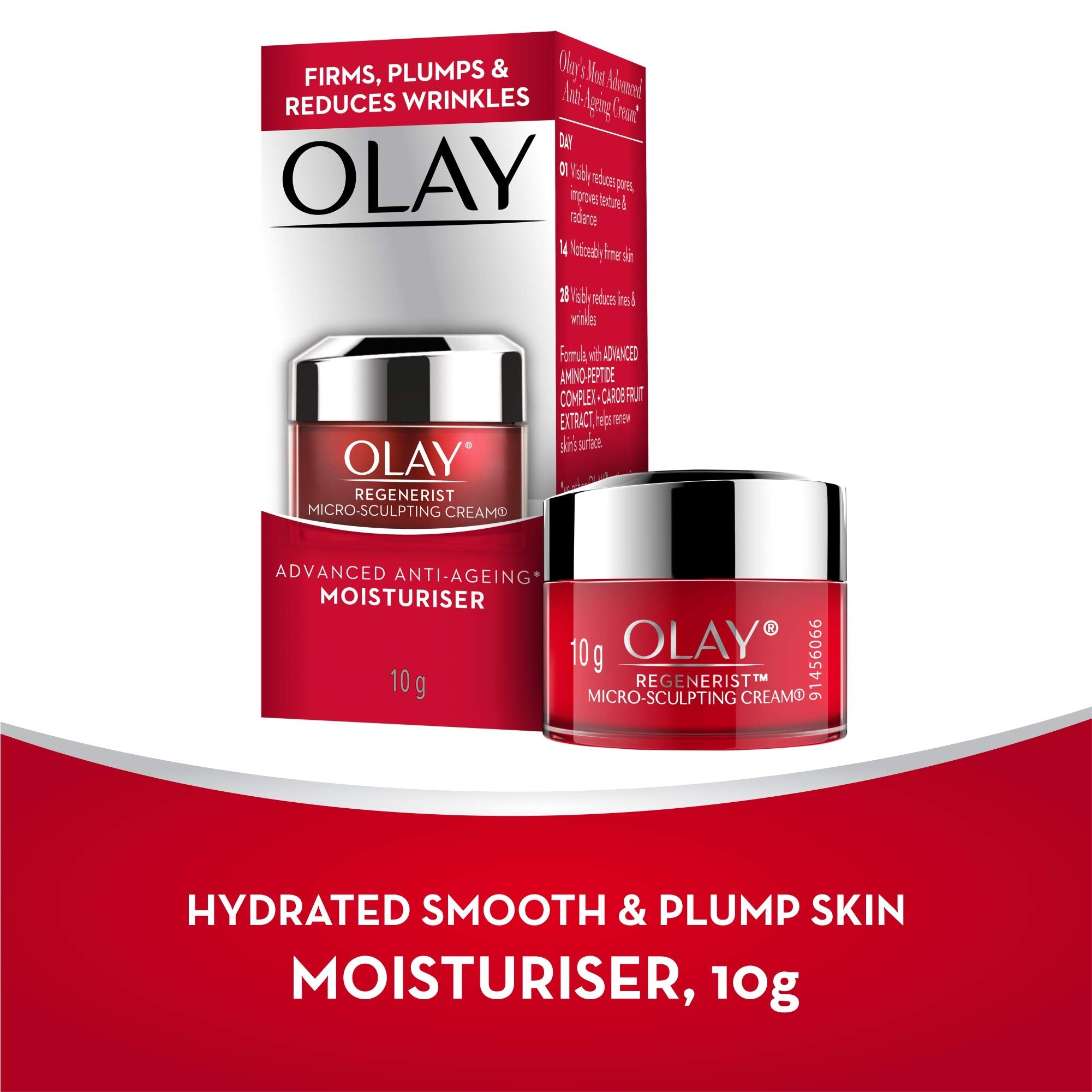 Olay Day Cream: Regenerist Microsculpting Mini Moisturiser (non SPF), 10g/0.35oz