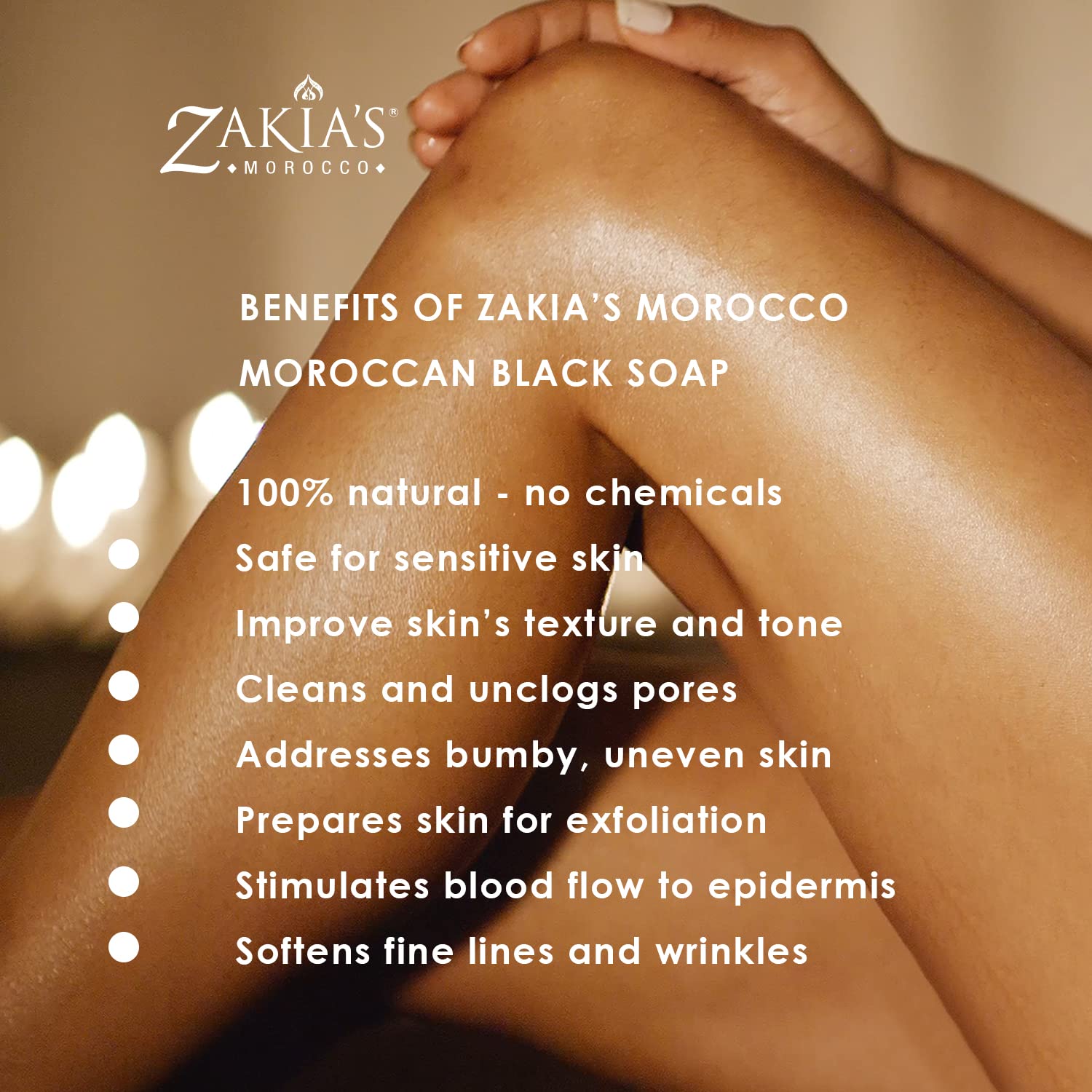 Moroccan Black Soap - Rose -16 oz value size