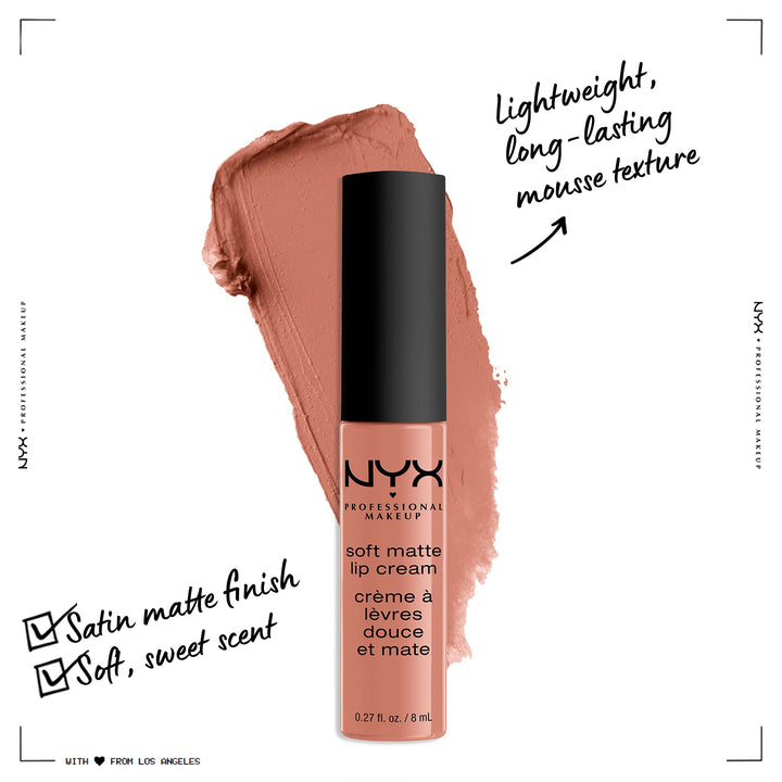 Nyx Professional Makeup Soft Matte Lip Cream, Buenos Aires, 8ml