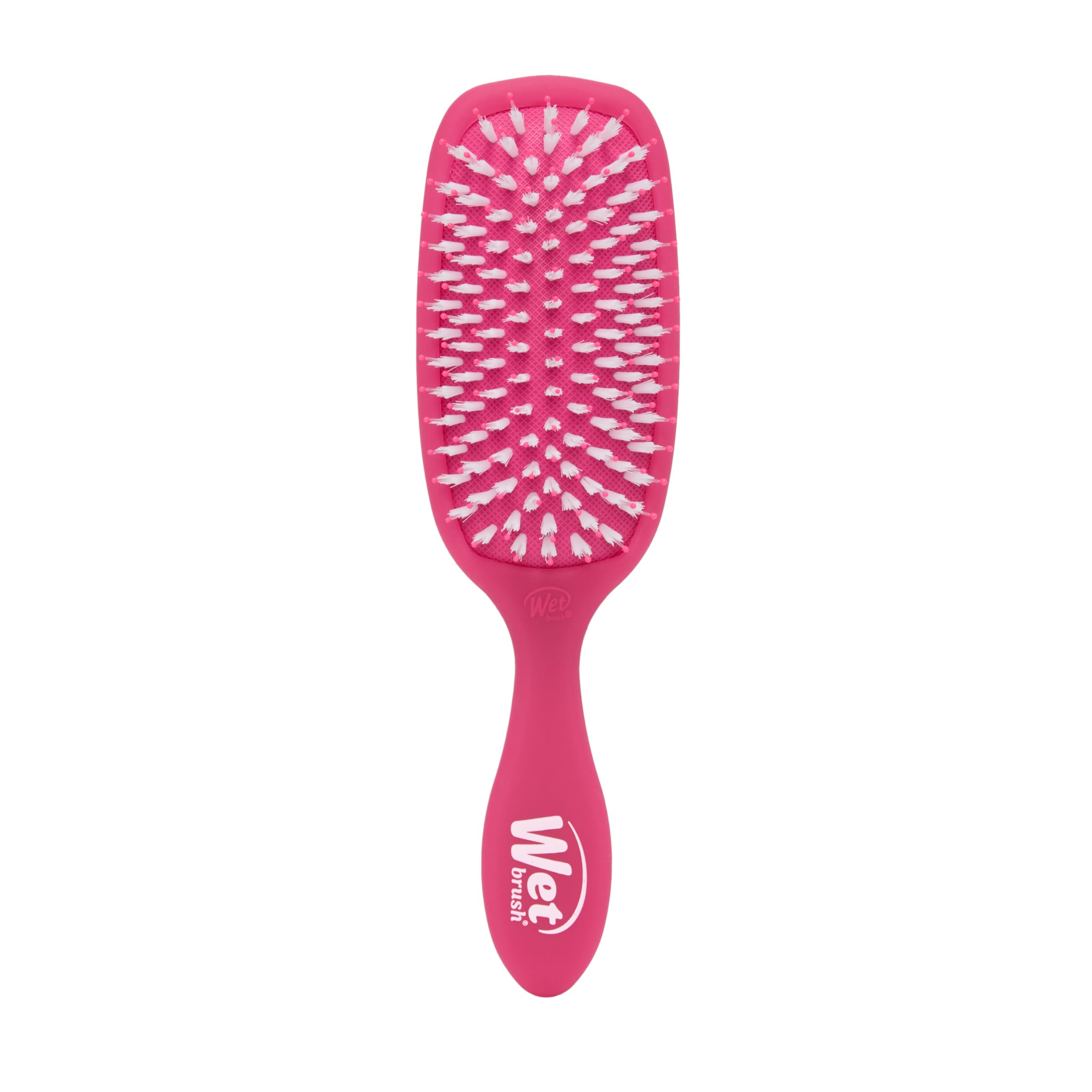 Wet Brush Smooth Styler Hair Brush, Pink Frost, Exclusive Ultra-soft IntelliFlex Bristles, Synthetic Boar Bristles, Shiny And Smooth, For All Hair Types, For Women, Men, Wet And Dry