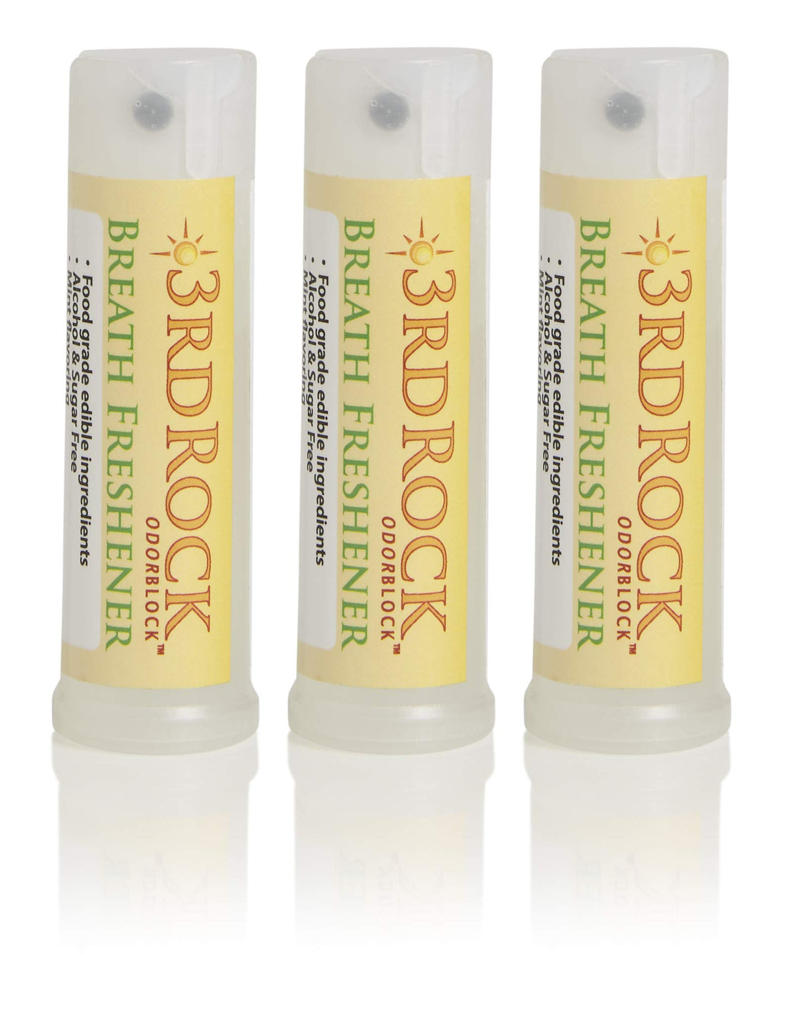 3rd Rock Essentials 3Rd Rock Odorblock Alcohol Free All Natural And Organic Breath Freshener For Men, Women And Kids â€¦ (3)