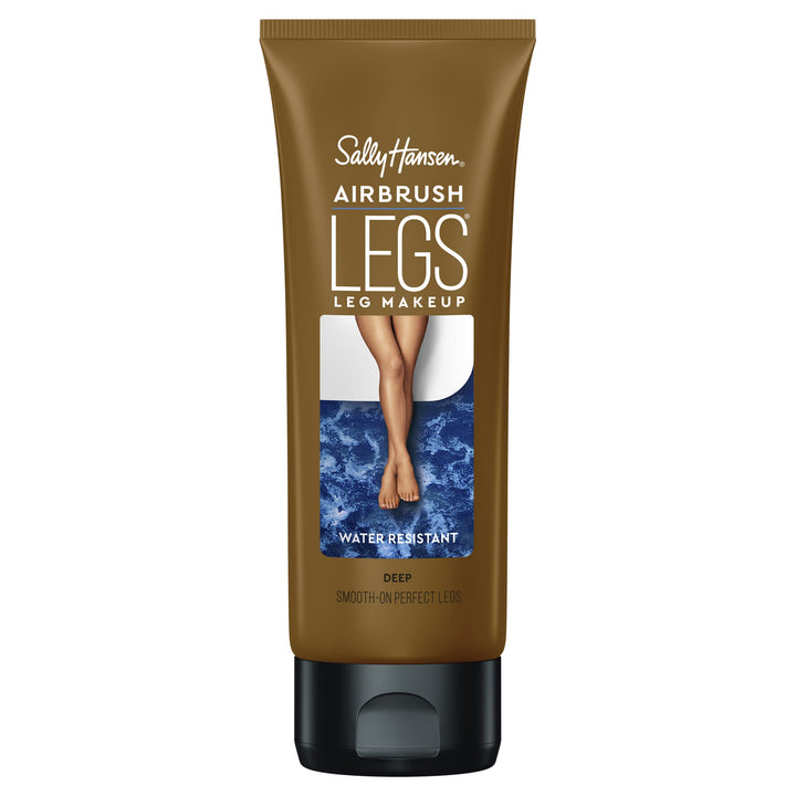 Sally Hansen Airbrush Legs®, Leg Makeup, Deep, Easy Application, Flawless Looking Legs, Water Resistant, Transfer Proof Lotion