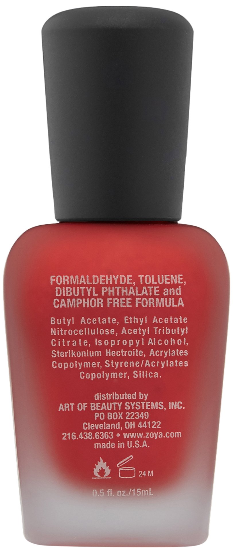 ZOYA Nail Polish, Amal Mattevelvet, 0.5 fl. oz.