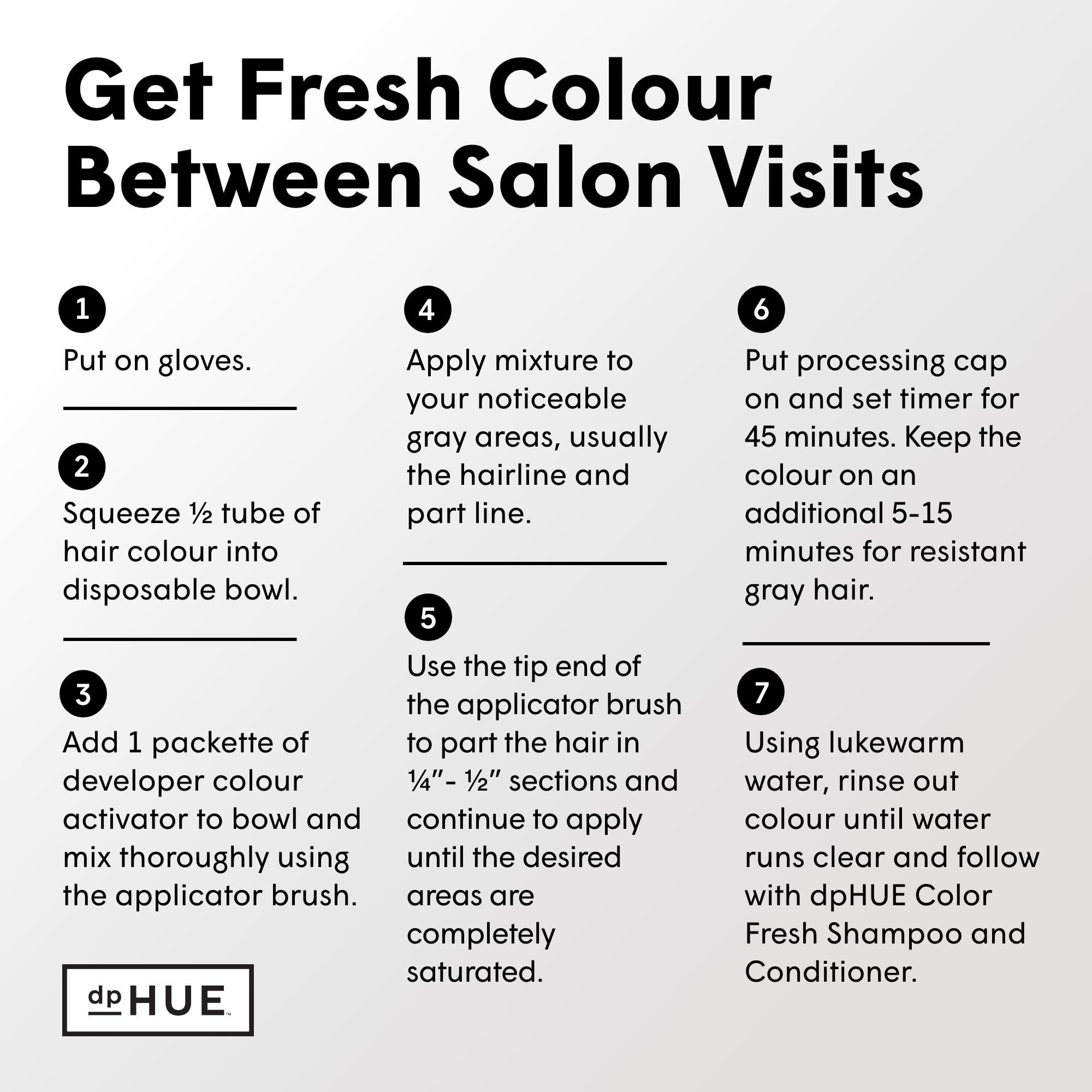 dpHUE Root Touch-Up Kit - Light Brown, 2 Applications - Permanent Grey Hair Touch Up & Root Cover Up Solution - Low Ammonia, Salon-Quality Creme Hair Color Made in Italy