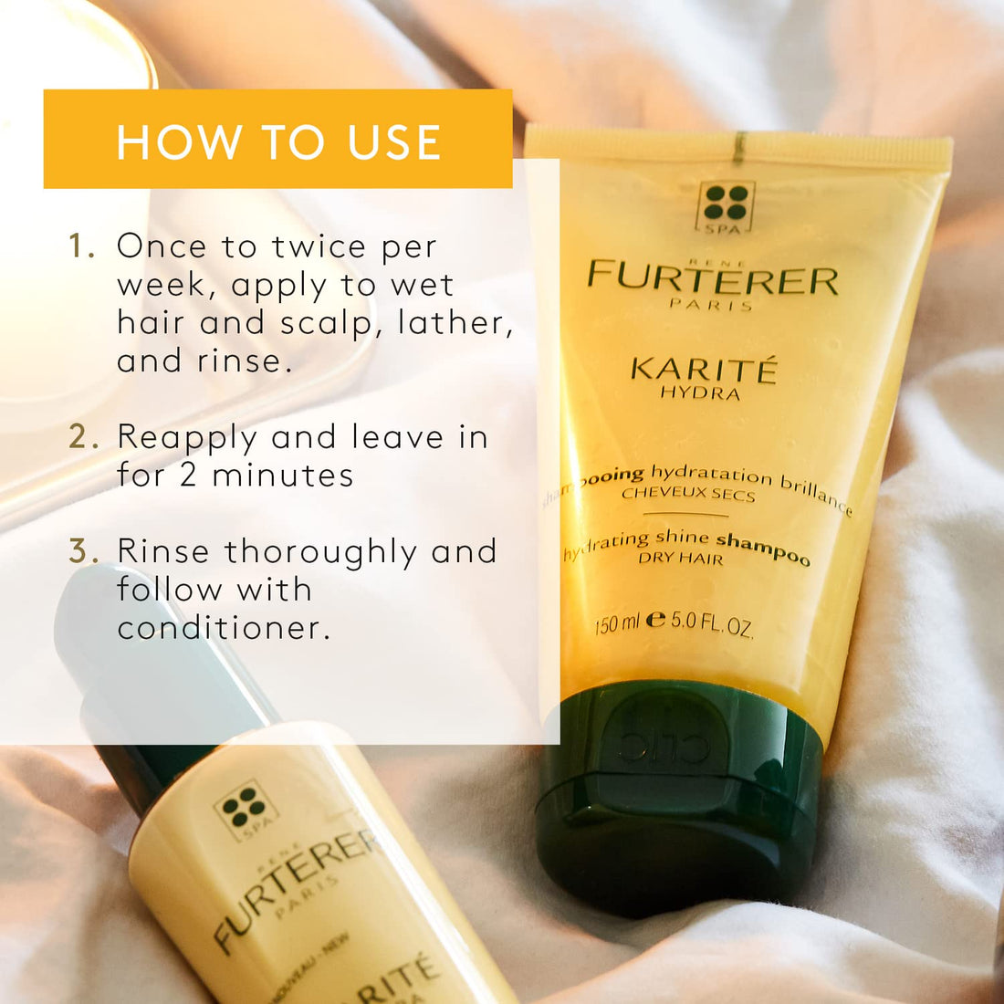 Rene Furterer Karite Hydra Hydrating Ritual Hydrating Shine Shampoo - Dry Hair (Salon Product) 600ml/20.2oz