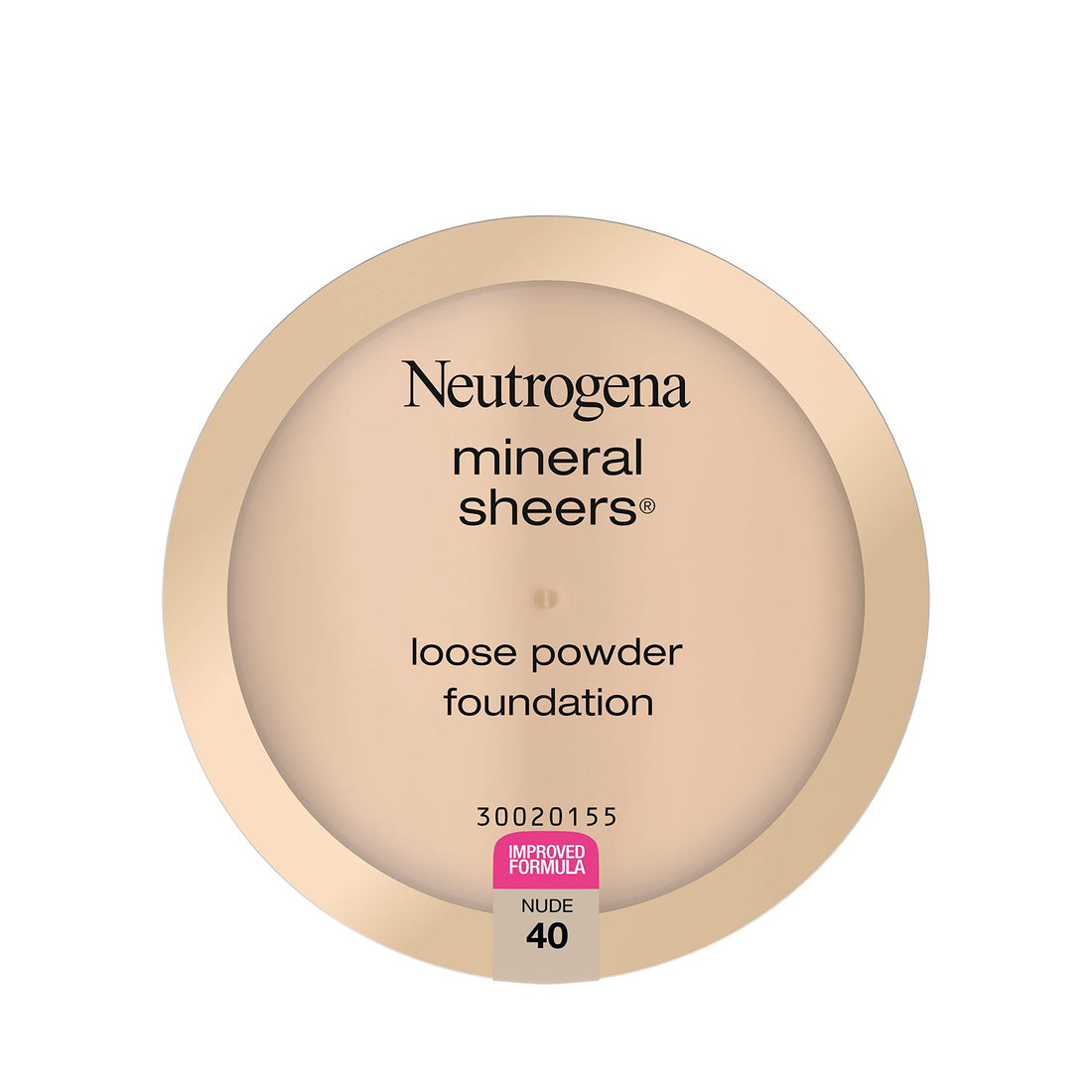 Neutrogena Mineral Sheers Lightweight Loose Powder Makeup Foundation with Vitamins A, C, & E, Sheer to Medium Buildable Coverage, Skin Tone Enhancer, Face Redness Reducer, Nude 40, .19 oz
