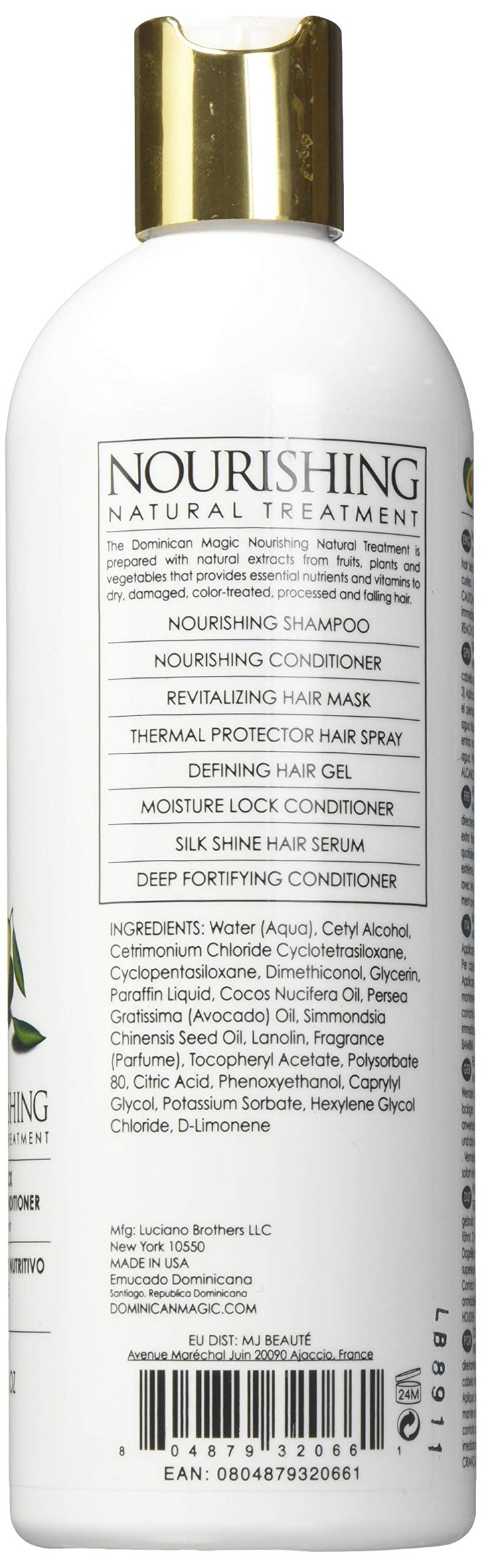 Dominican Magic Nourishing Moisture Lock Leave On Conditioner, 16 Ounce