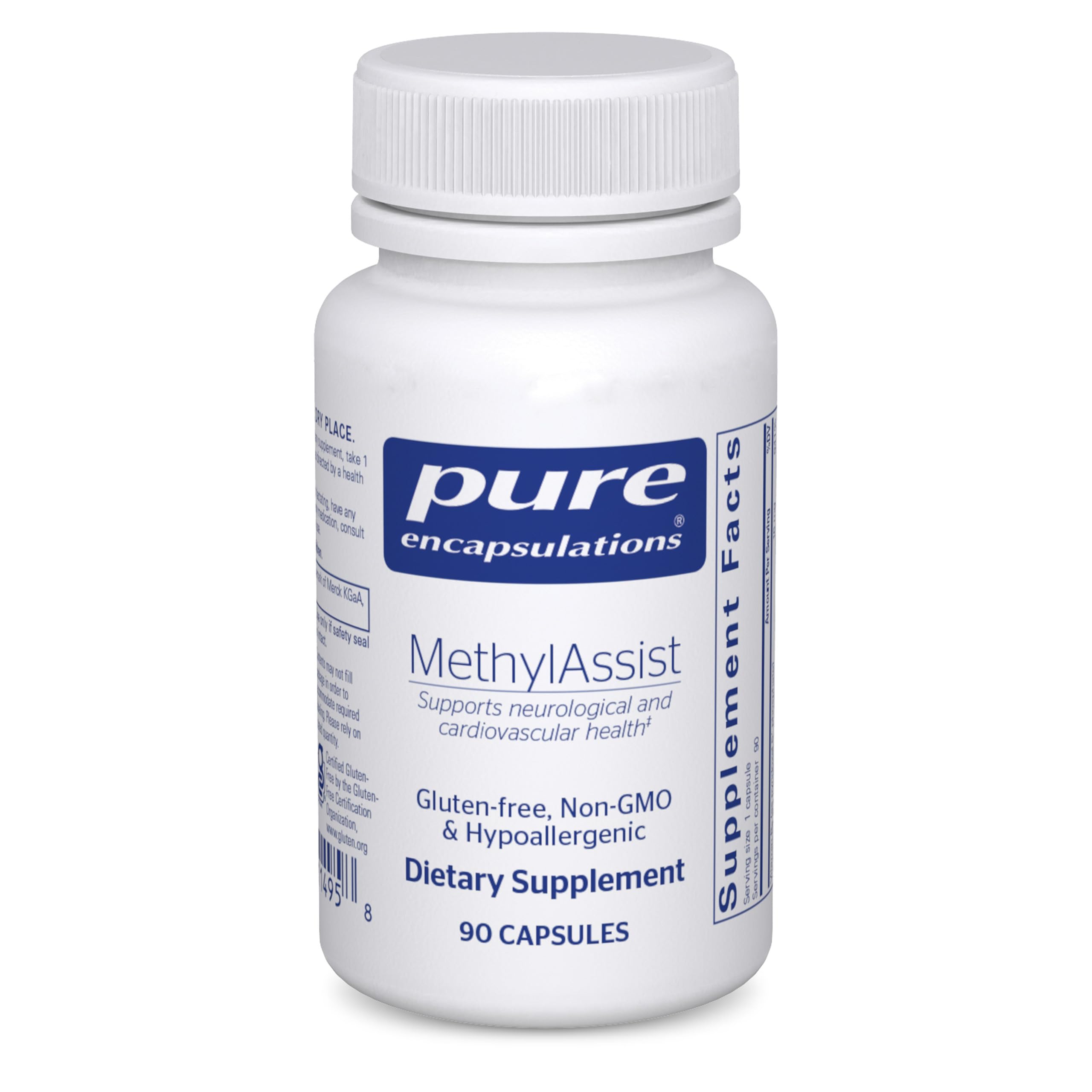 Pure Encapsulations MethylAssist 90's - B Vitamin Complex - Methylation Support* - Heart Health & Brain Health - Non-GMO & Gluten Free - 90 Capsules