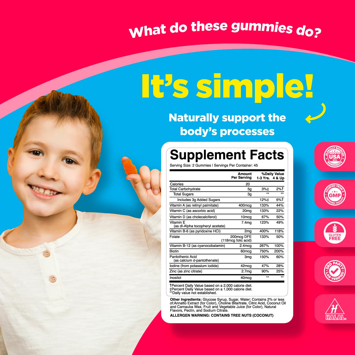 Phytoral Kids Vitamins Gummy Multivitamin Chewable - Kids Gummy Vitamins for Mood Support Natural Energy Boost and Immune Support for - Immune Gummies and Natural Multivitamin