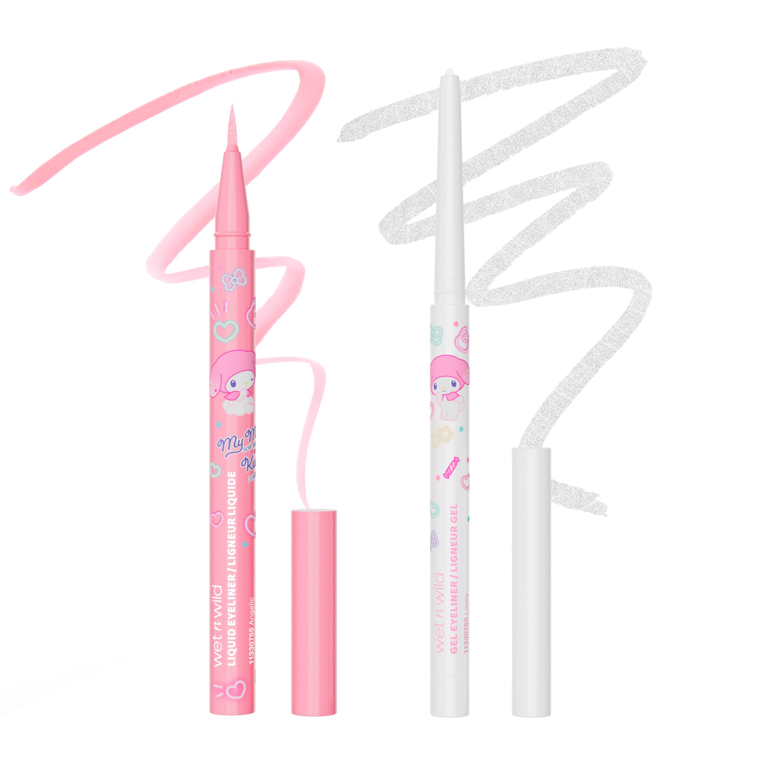 wet n wild My Melody and Kuromi Liquid And Gel Eyeliner Set - Bunny Bloom