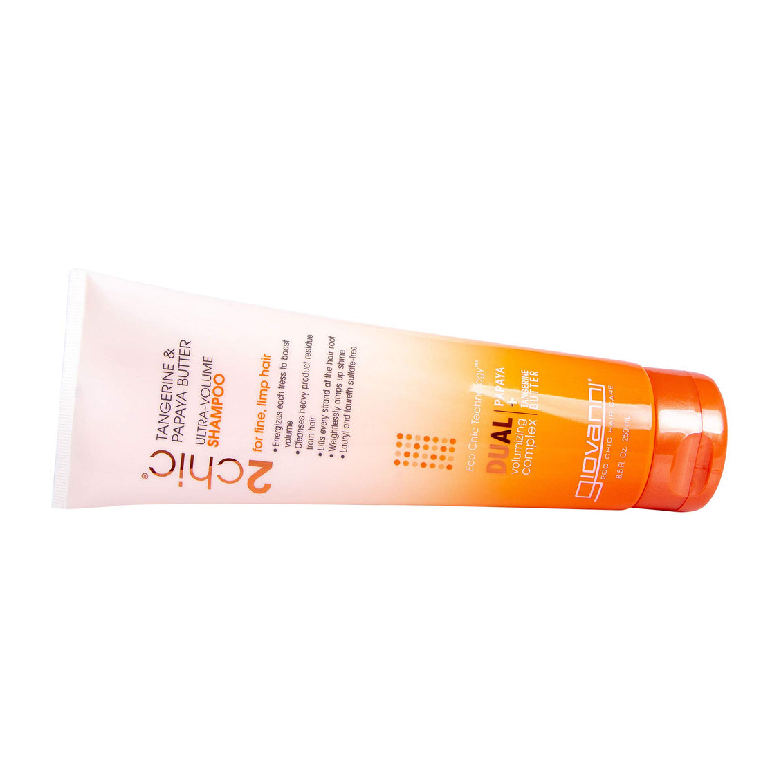 Giovanni Cosmetics 2chic Ultra-Volume Shampoo, Tangerine/Papaya Butter, 8.5 Ounce