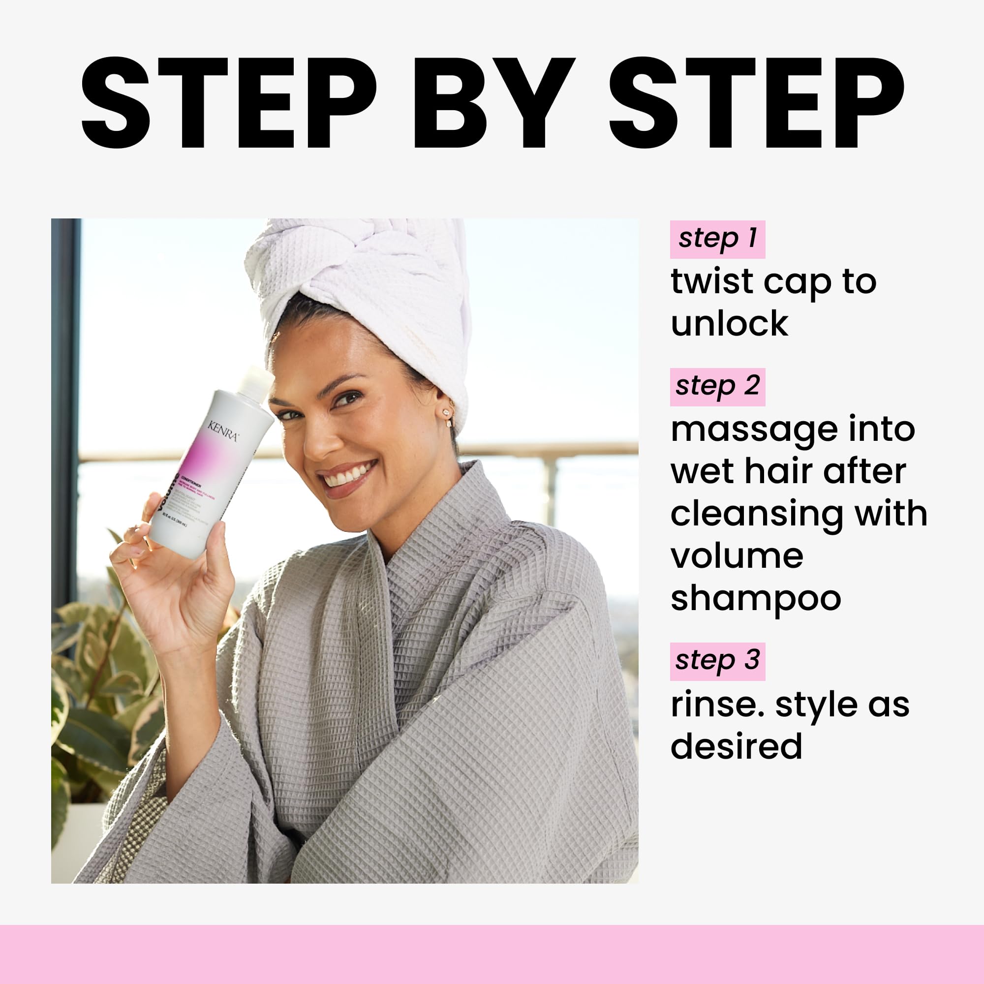 Kenra Volume Conditioner | Creates Body, Bounce & Fullness | Increases Volume up to 45% | Adds Shine | Color Safe | Fine To Normal Hair