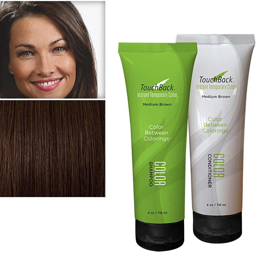 ColorMetrics Touch Back Shampoo & Conditioner Set, Medium Brown