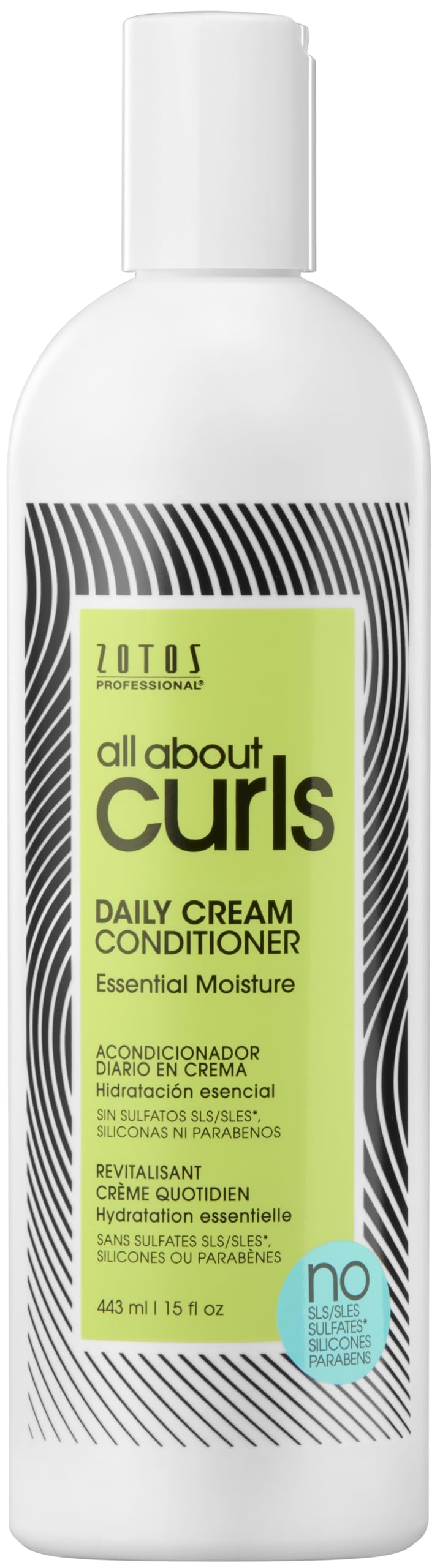 All About Curls Daily Cream Conditioner/ Free of SLS/SLES Sulfates, Silicones & Parabens/ Color-Safe, 32-Ounce, clear (903269)
