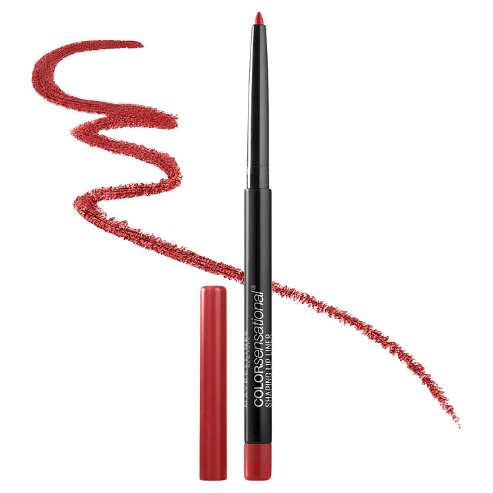 Maybelline Color Sensational Shaping Lip Liner with Self-Sharpening Tip, Brick Red, Red, 0.01 oz (Pack of 2)