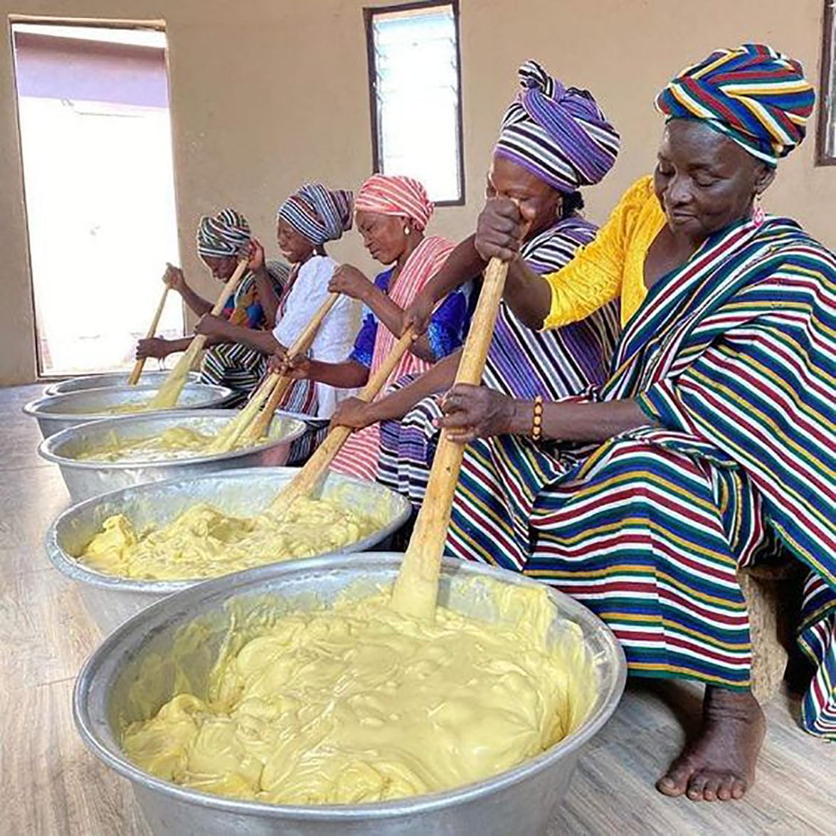 Organic African Shea Butter From Ghana | Raw, Unrefined 16 oz Reusable Jar For Body, Face & Hair 100% Pure, Natural Moisturizer, Best for DIYs Like Lotion, Cream, Lip Balm and Soap