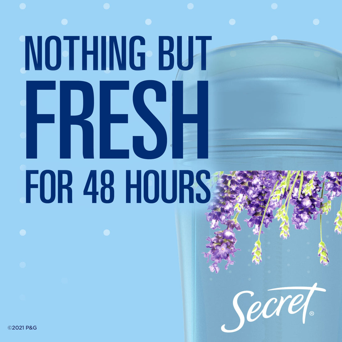 Secret Fresh Clear Gel Deodorant for Women, Relaxing Lavender Scent, 2.6 oz (Pack of 2)
