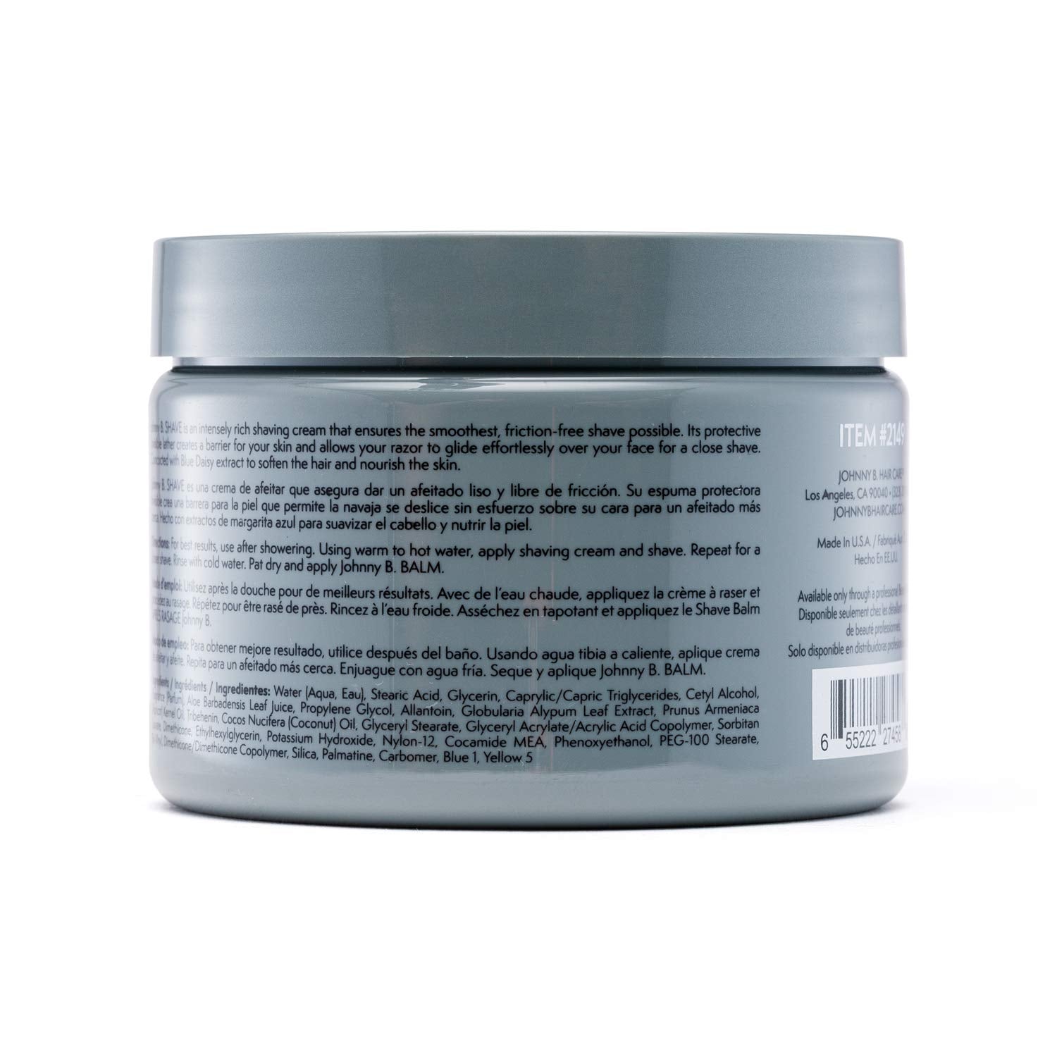 12 Oz: Johnny B Shave Cream (12 Oz)