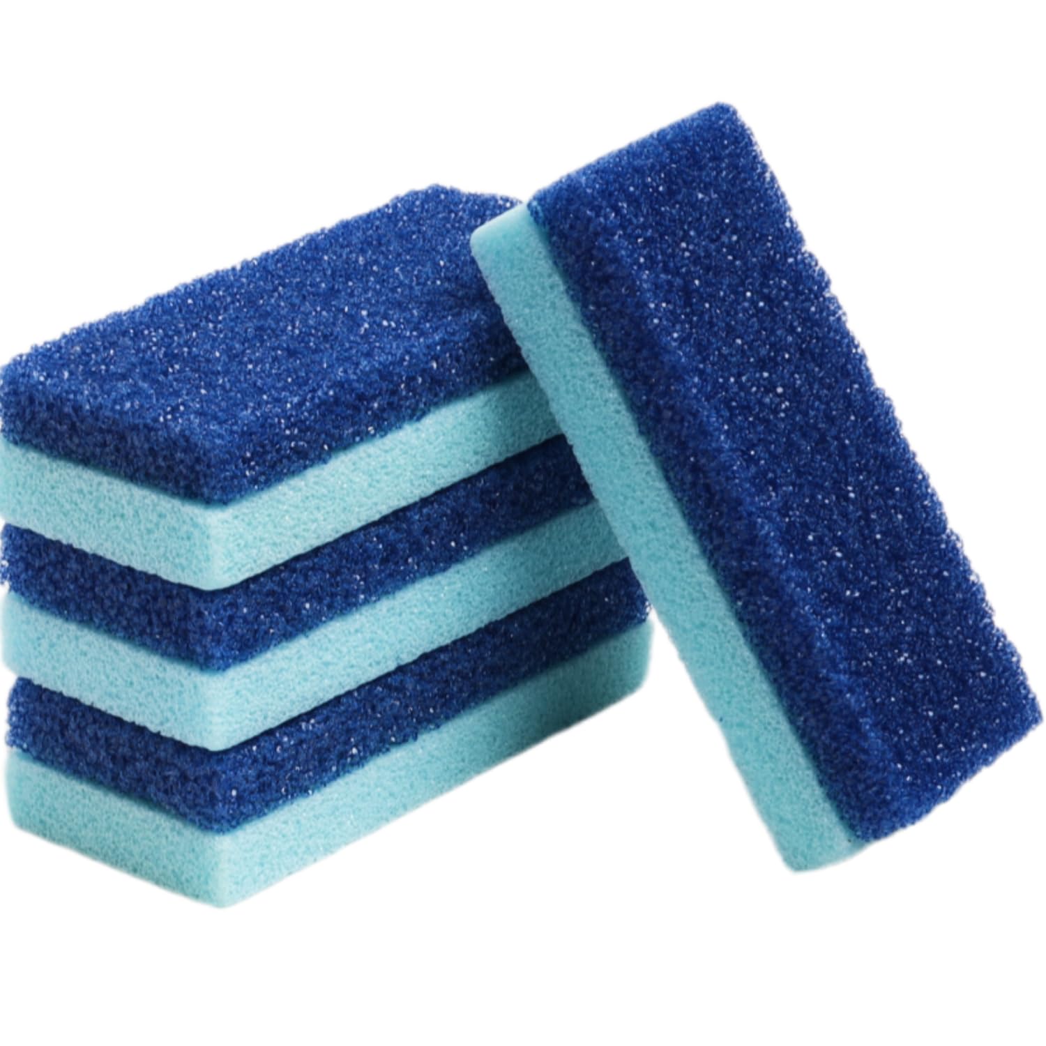 Mantello Foot Scrubber Pumice Stone for Feet- Foot Scrubbers for Use in Shower and Foot Tub- Pedicure Supplies Feet Scrubber for Dead Skin- Double Sided Foot Scrubber Dead Skin Remover- 4 Pack