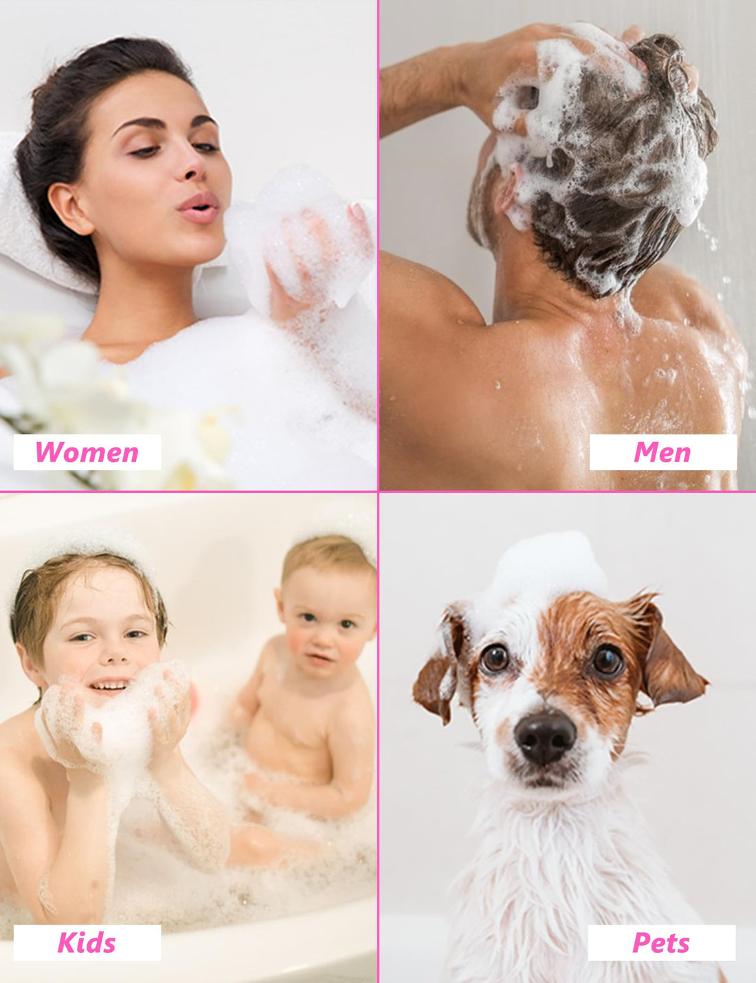 BSROLUNA Silicone Exfoliating Body Scrubber Loofah Silicone Scalp Massager Shampoo Brush Soft Body Scrubbers for Use in Shower Lathers Well Easy to Clean 2 in 1 (1 Pack Camouflage Purple)