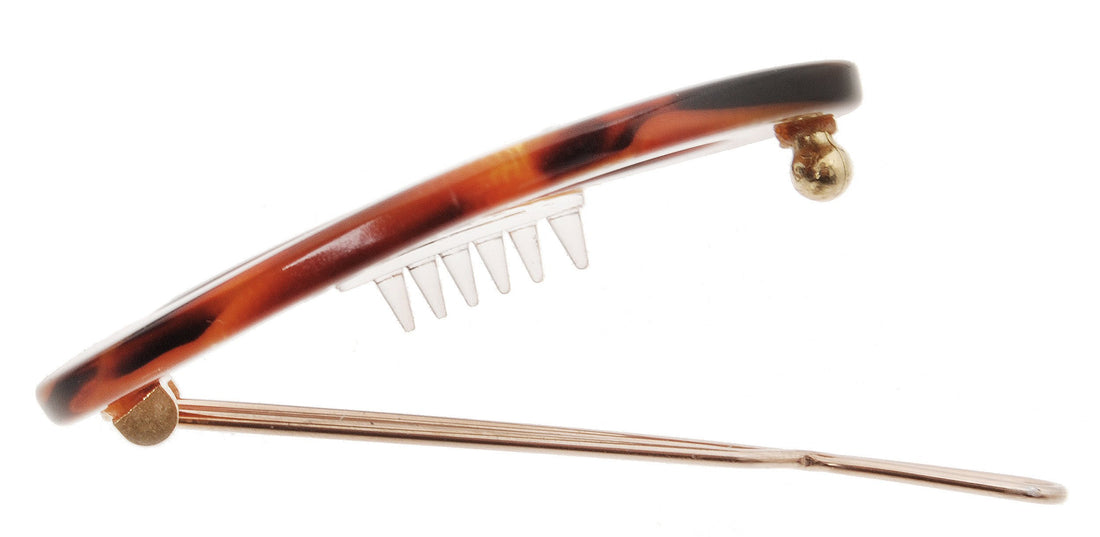 France Luxe Narrow Oval On Tige Boule Barrette Africa