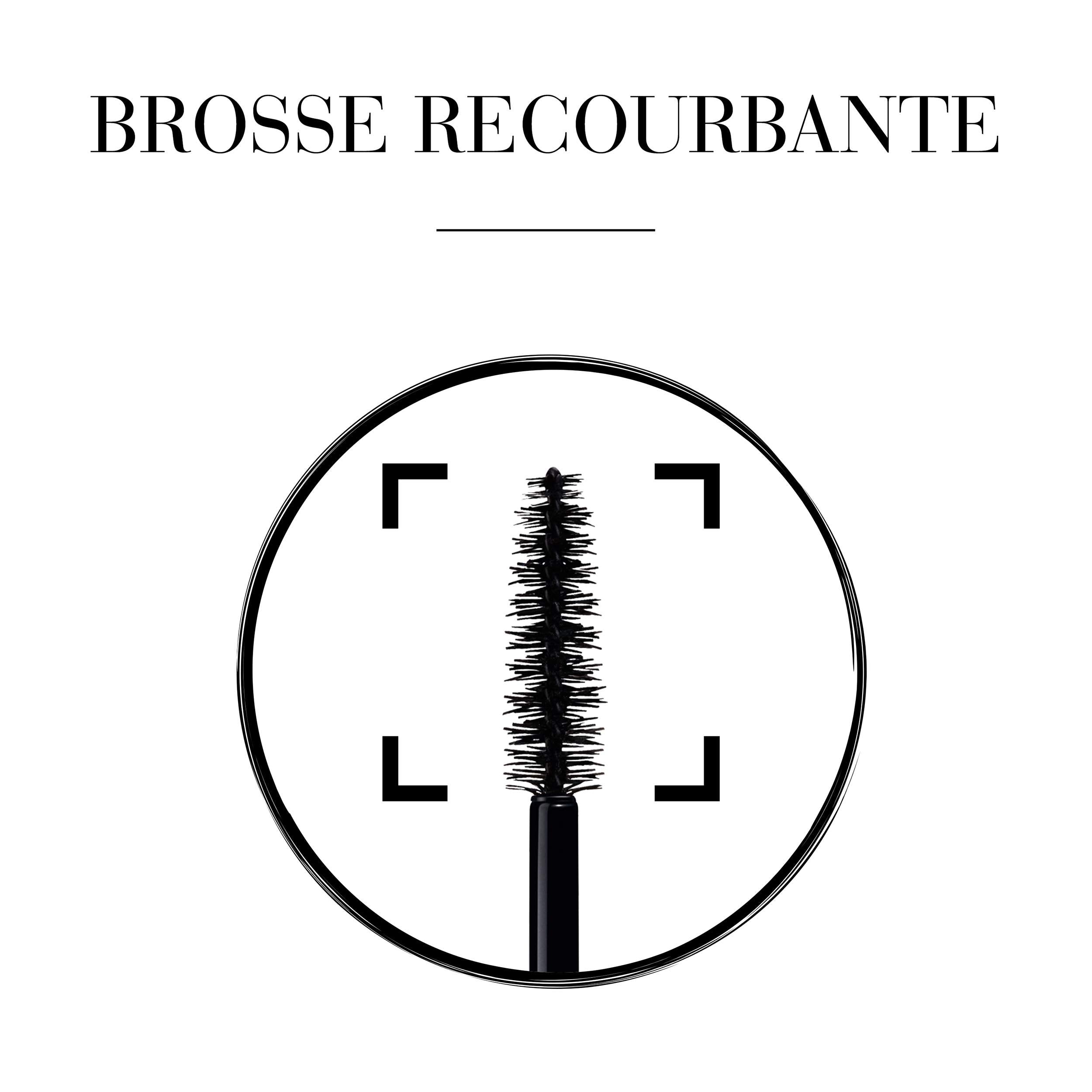 Bourjois Volume Glamour Push Up Waterproof No. 71 Black Mascara for Women, 0.24 Ounce